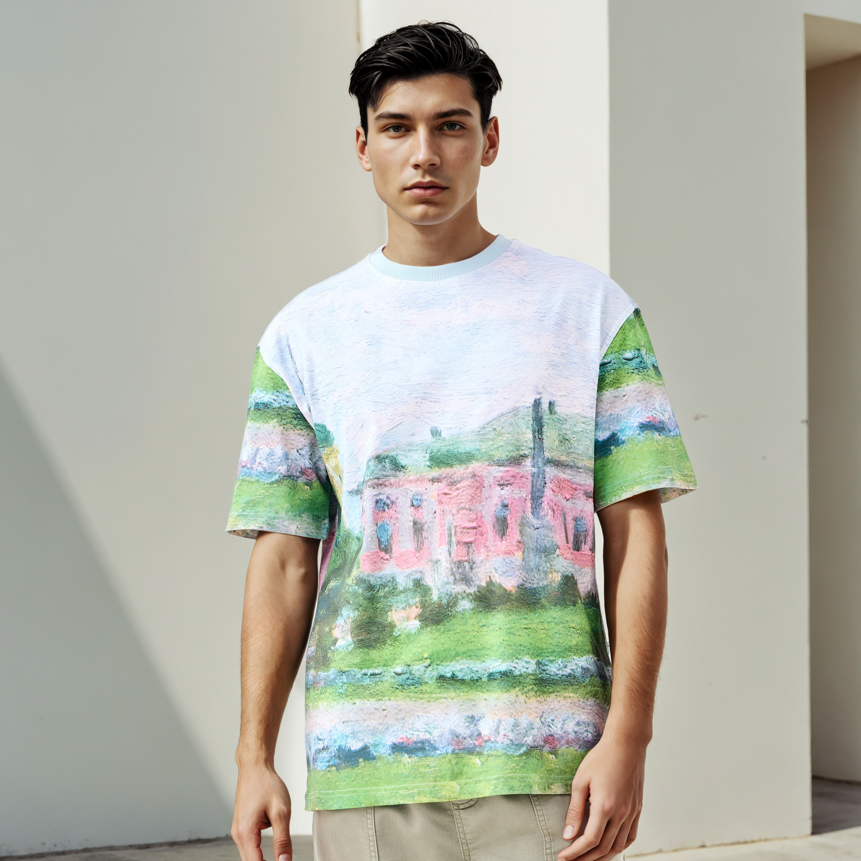 Lee Cooper Printed Crew Neck T-shirt-men-clothing-tshirtsandpolos-tshirts-image-1