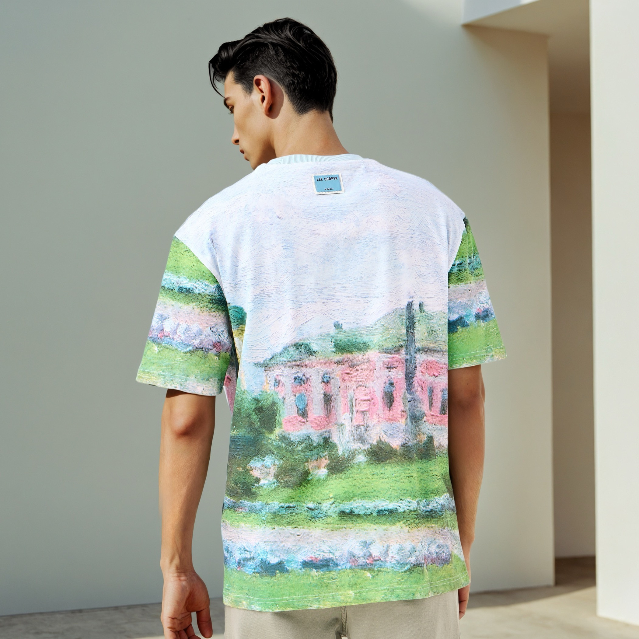 Lee Cooper Printed Crew Neck T-shirt-men-clothing-tshirtsandpolos-tshirts-image-3