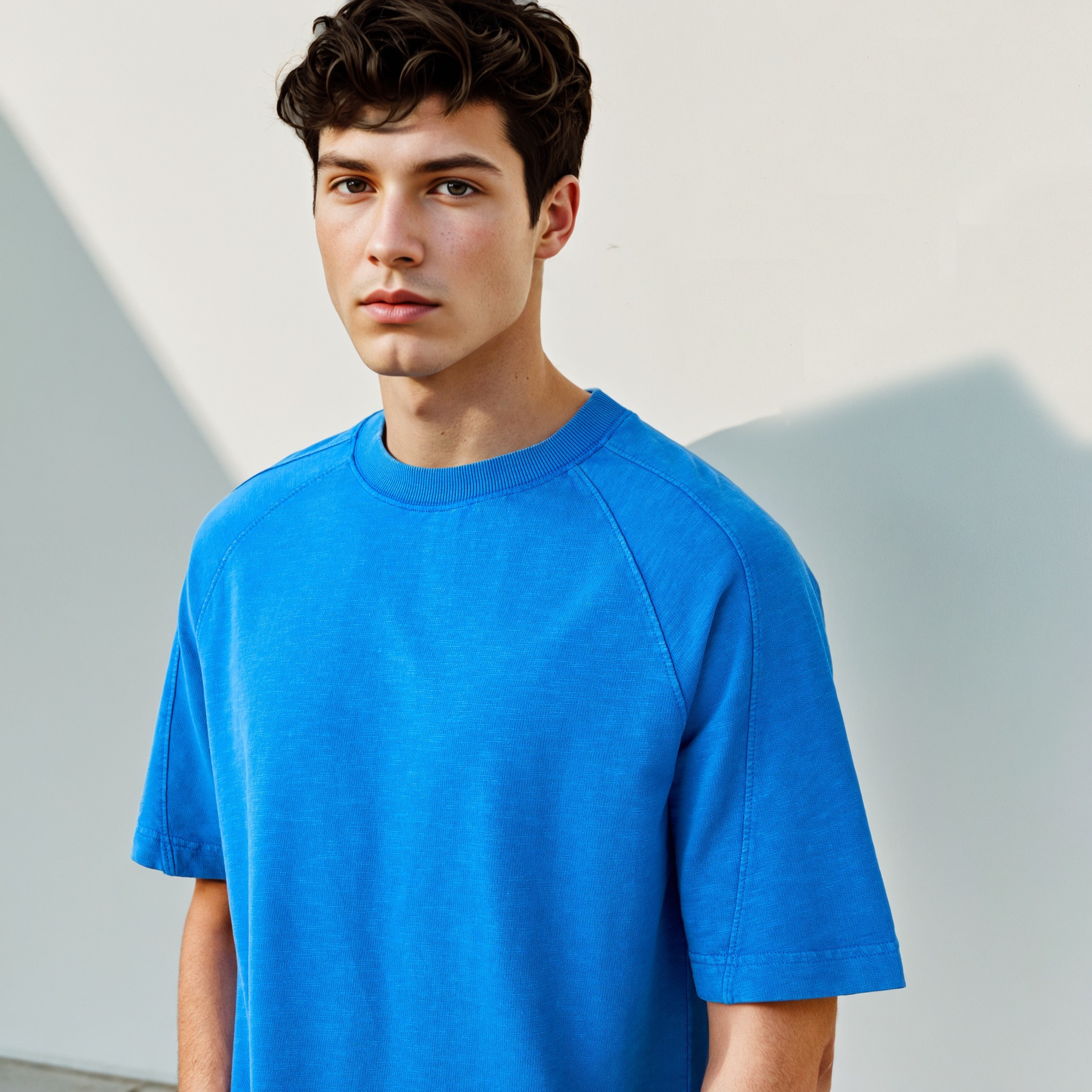 Lee Cooper Panelled T-shirt with Crew Neck-men-clothing-tshirtsandpolos-tshirts-image-4