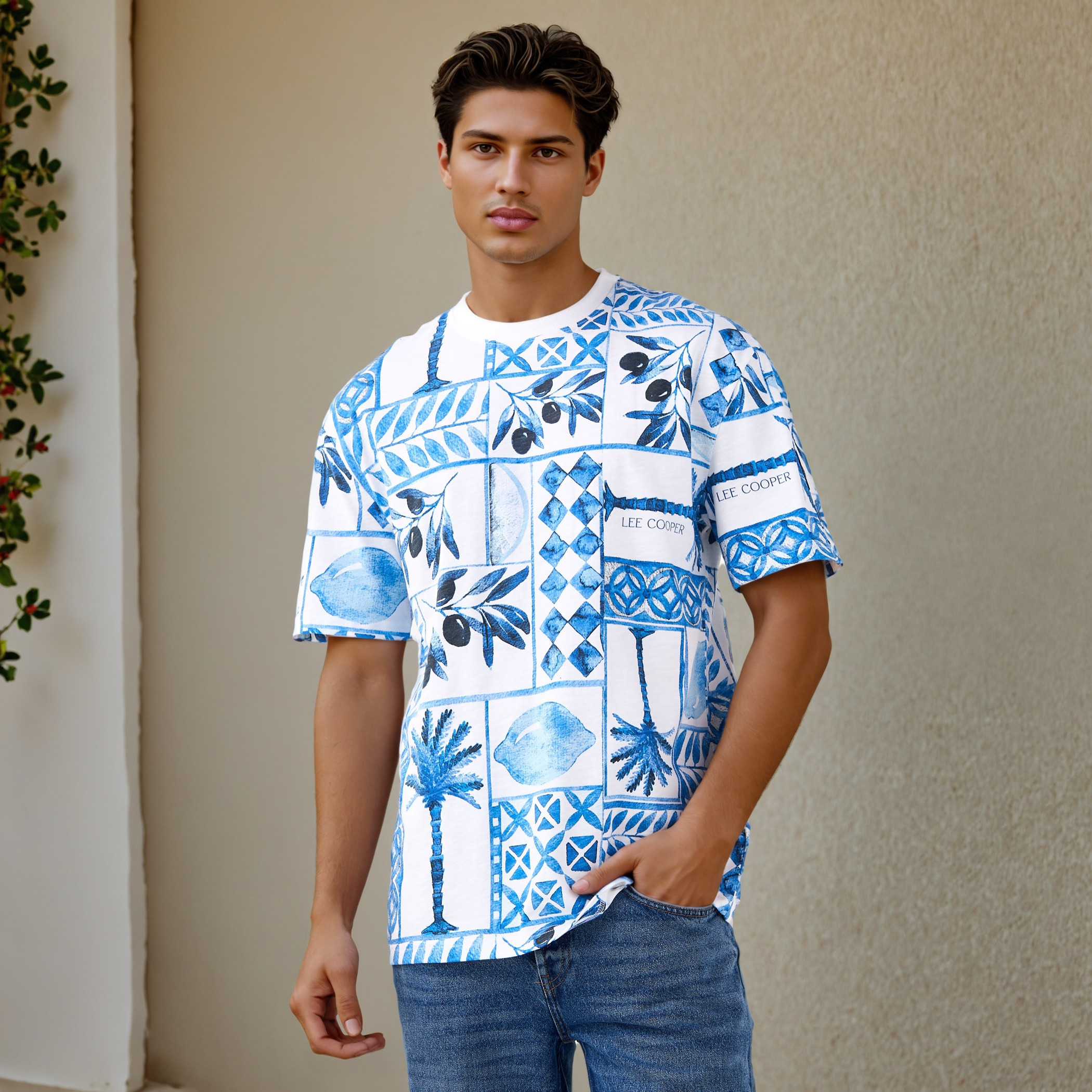 Lee Cooper Printed T-shirt-men-clothing-tshirtsandpolos-tshirts-image-1