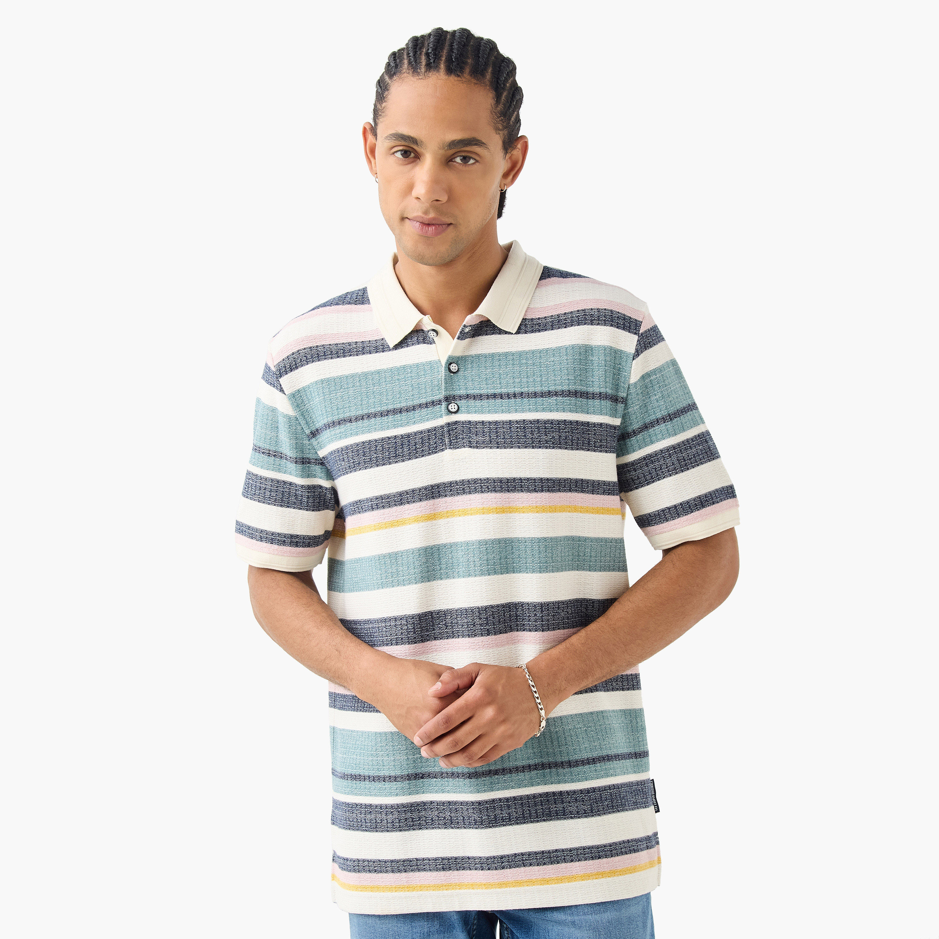 Lee Cooper Jacquard Polo T-shirt-men-clothing-tshirtsandpolos-polos-image-1