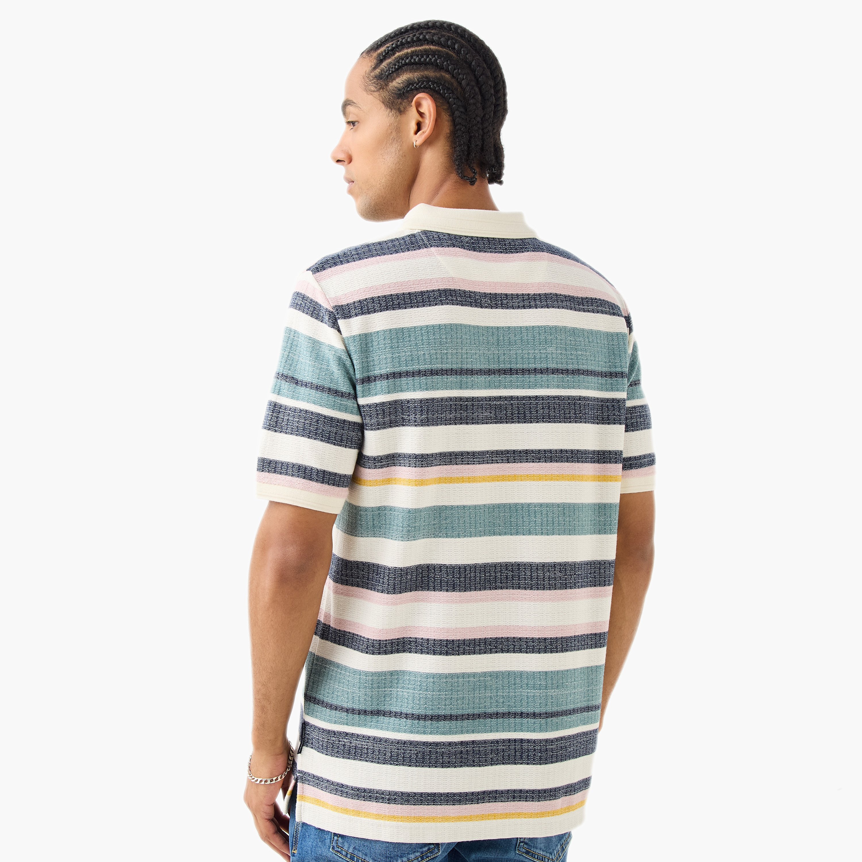 Lee Cooper Jacquard Polo T-shirt-men-clothing-tshirtsandpolos-polos-image-3