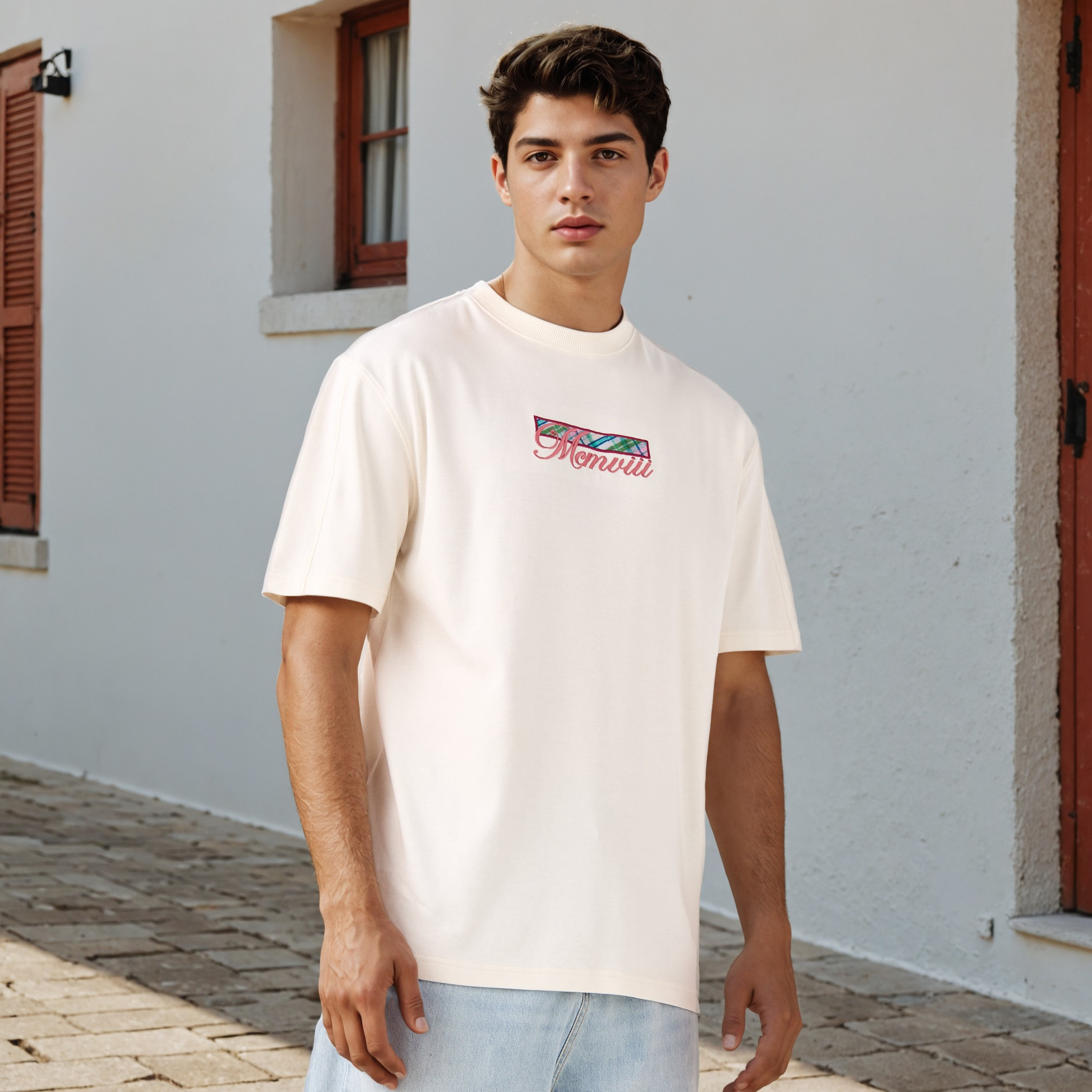 Lee Cooper Applique Detail Crew Neck T-shirt-men-clothing-tshirtsandpolos-tshirts-image-3