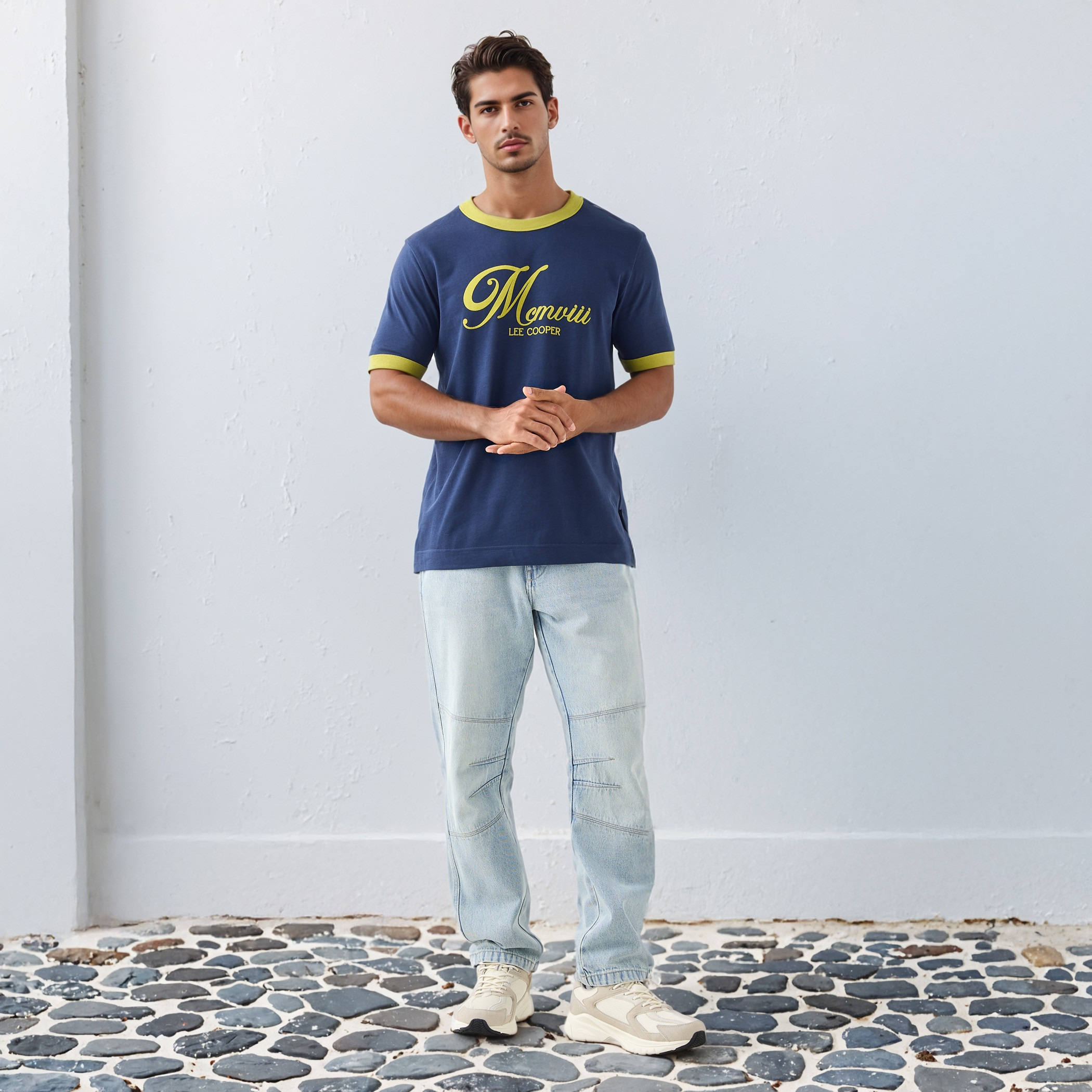 Lee Cooper Panelled Jeans with Pockets-men-clothing-bottoms-jeans-image-2