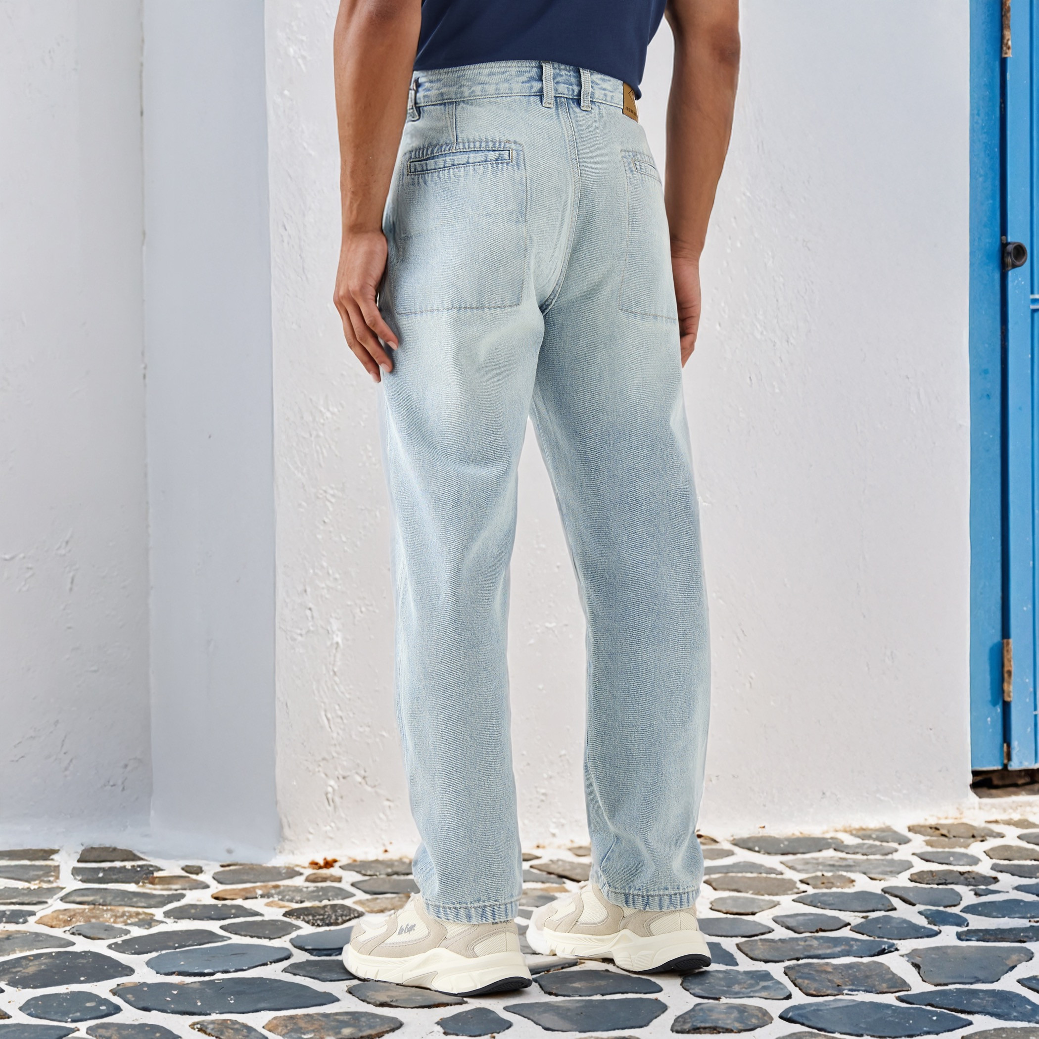 Lee Cooper Panelled Jeans with Pockets-men-clothing-bottoms-jeans-image-3