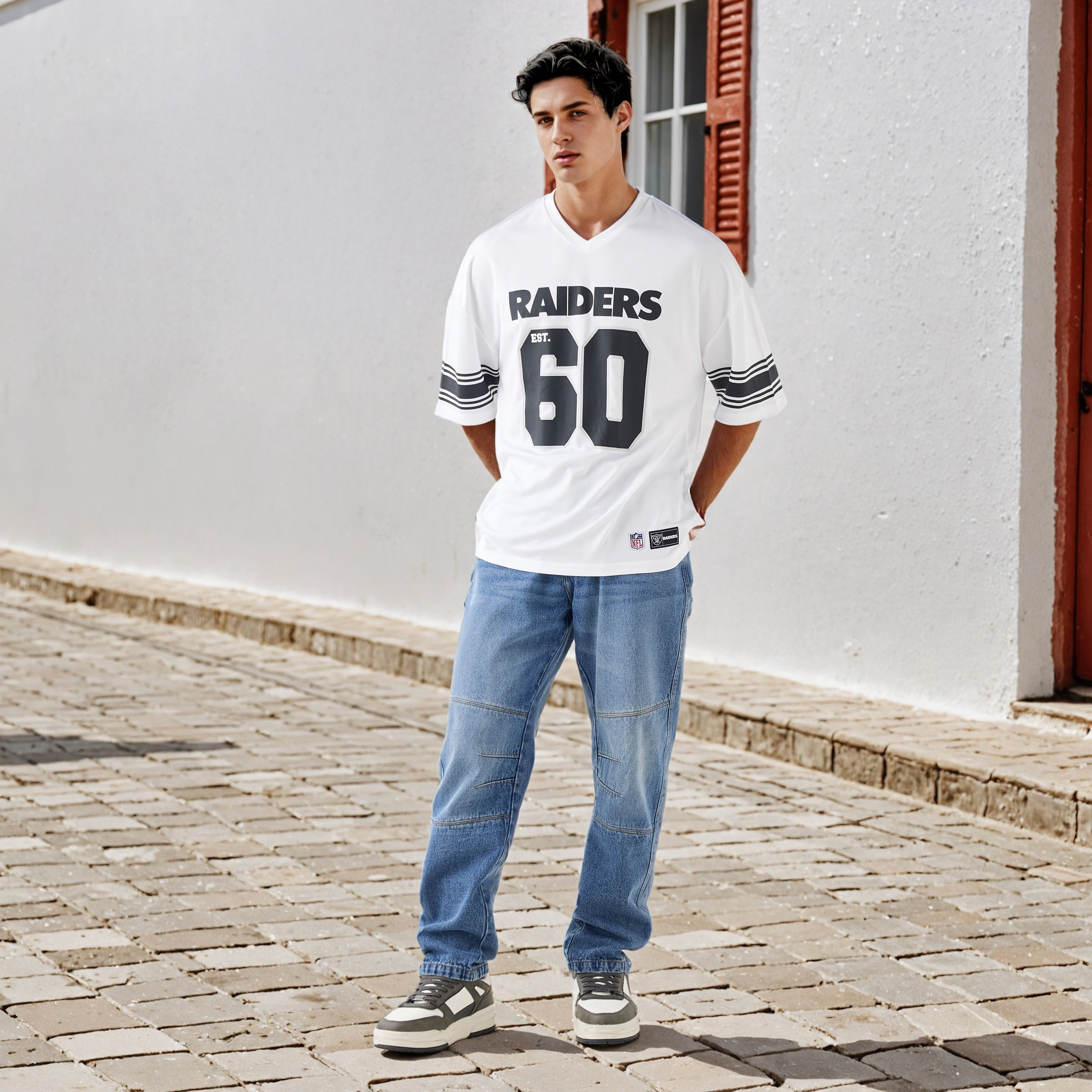 Lee Cooper Panelled Jeans with Pockets-men-clothing-bottoms-jeans-image-2