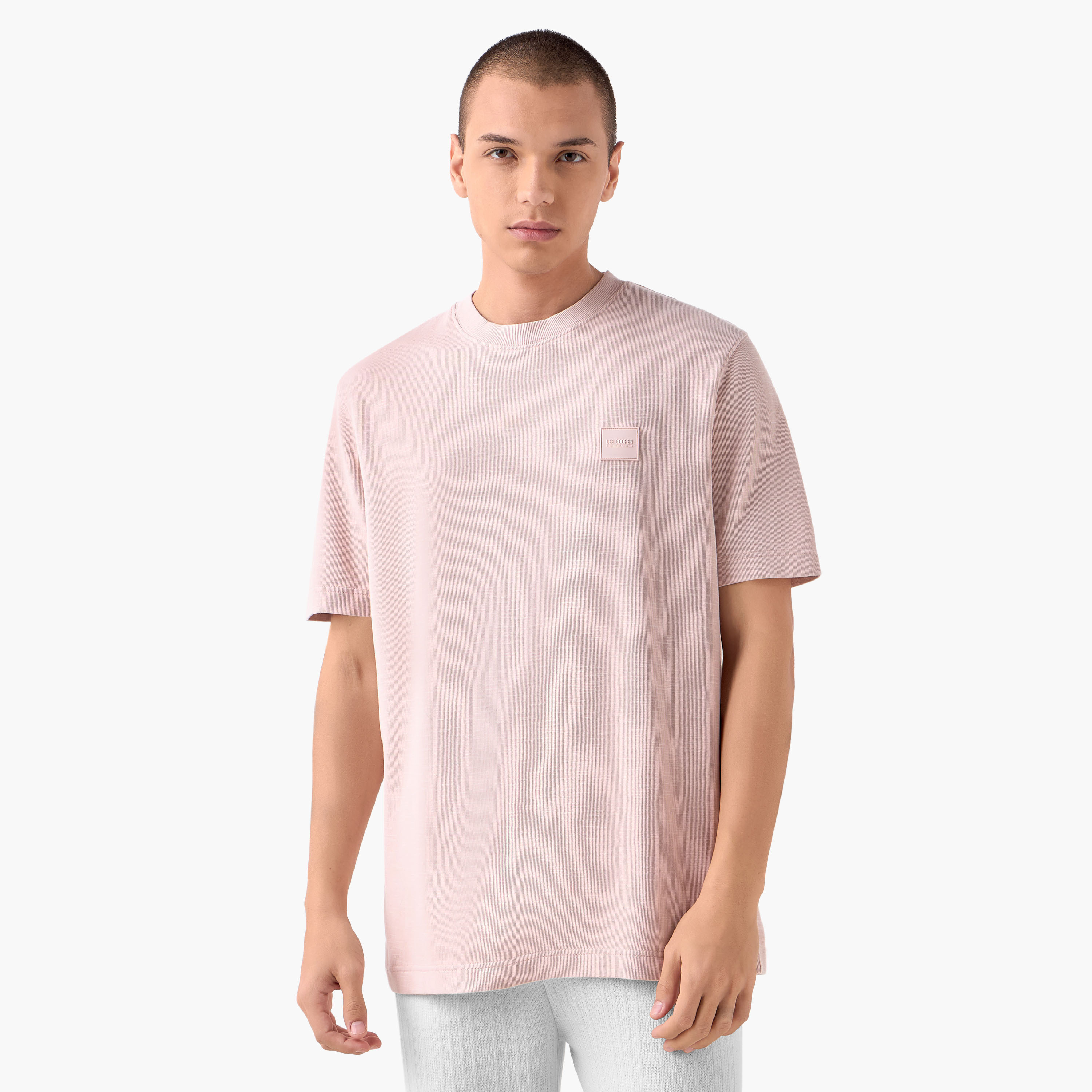 Lee Cooper Ribbed T-shirt-men-clothing-tshirtsandpolos-tshirts-image-1