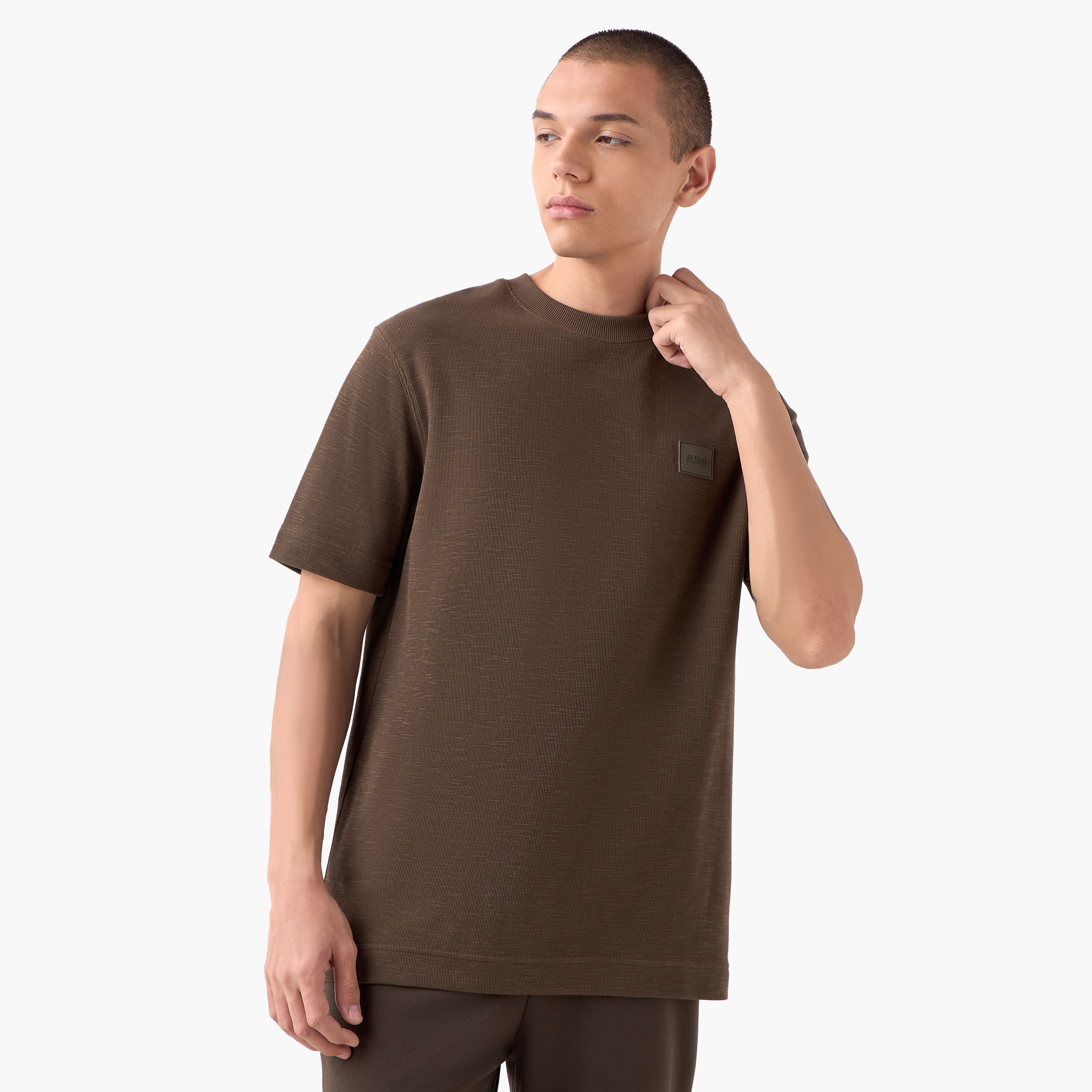 Lee Cooper Ribbed T-shirt-men-clothing-tshirtsandpolos-tshirts-image-1