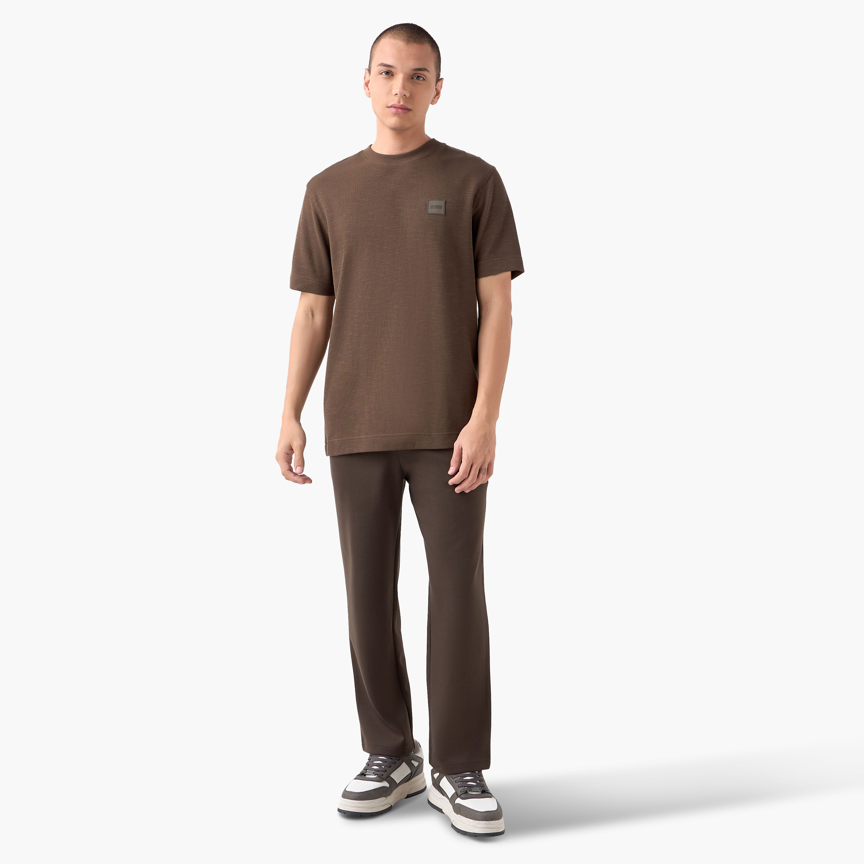Lee Cooper Ribbed T-shirt-men-clothing-tshirtsandpolos-tshirts-image-2