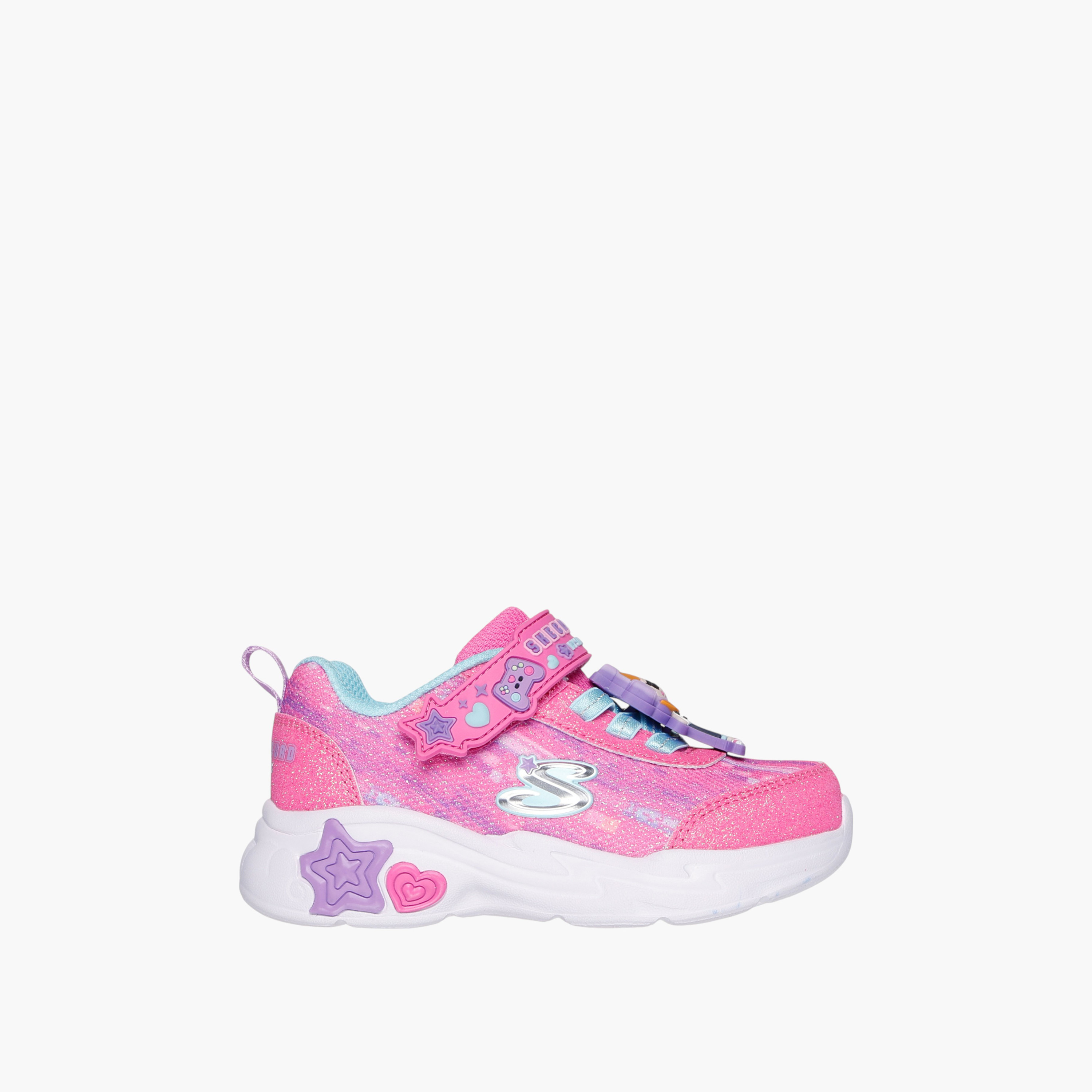 Skechers Girls' SNUGGLE SNEAKS Sports Shoes with Hook and Loop Closure - 302214N-PKMT-girls-shoes-sneakers-image-2