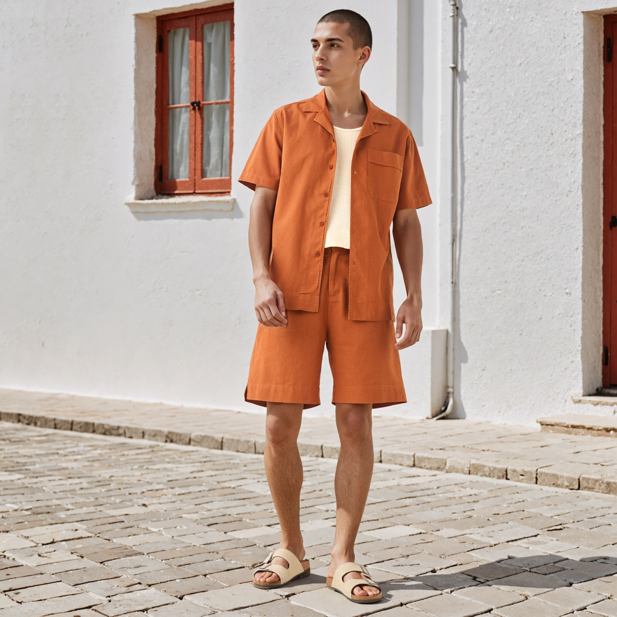 Lee Cooper Linen Resort Shirt-men-clothing-shirts-image-2