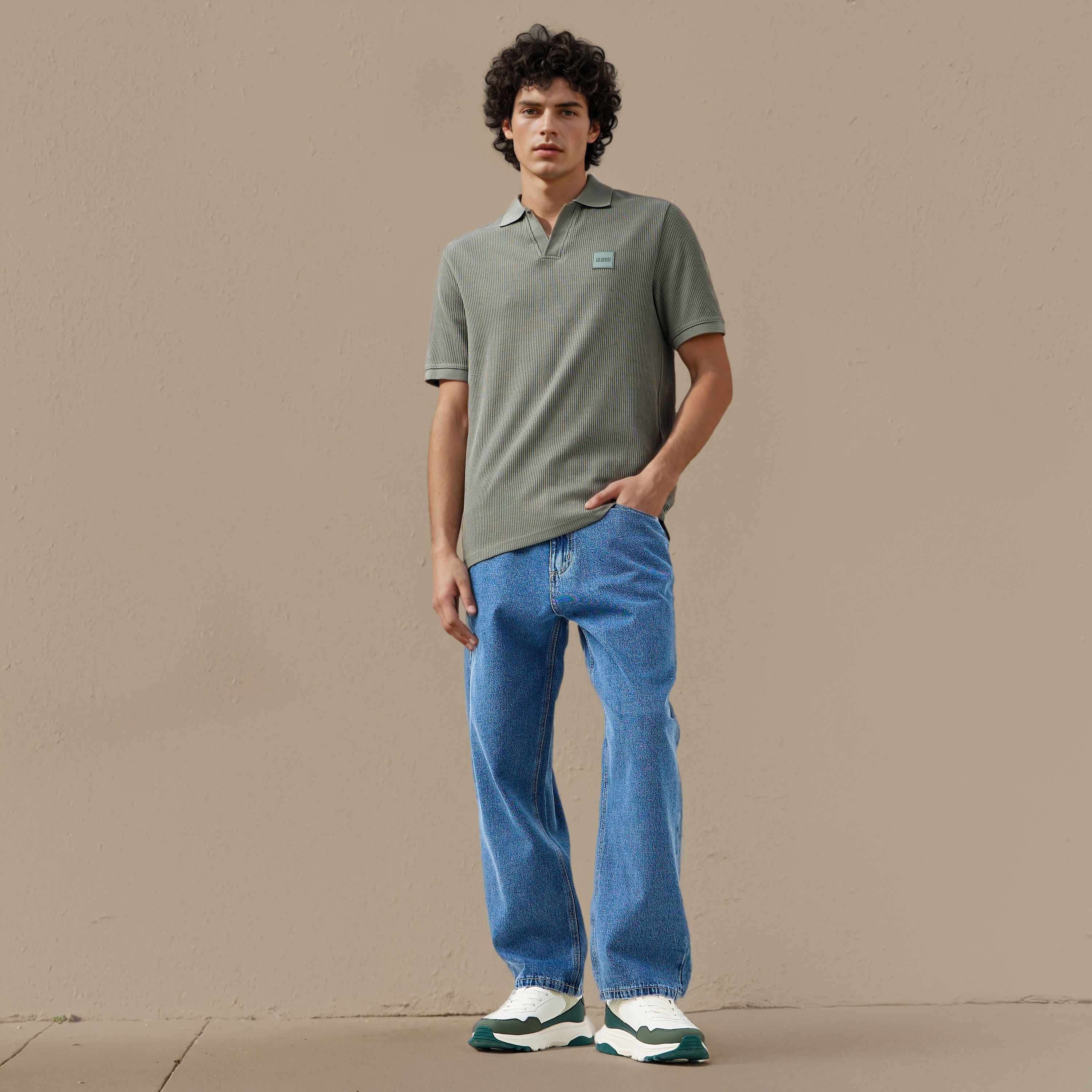 Lee Cooper Ribbed Polo T-shirt-men-clothing-tshirtsandpolos-polos-image-2