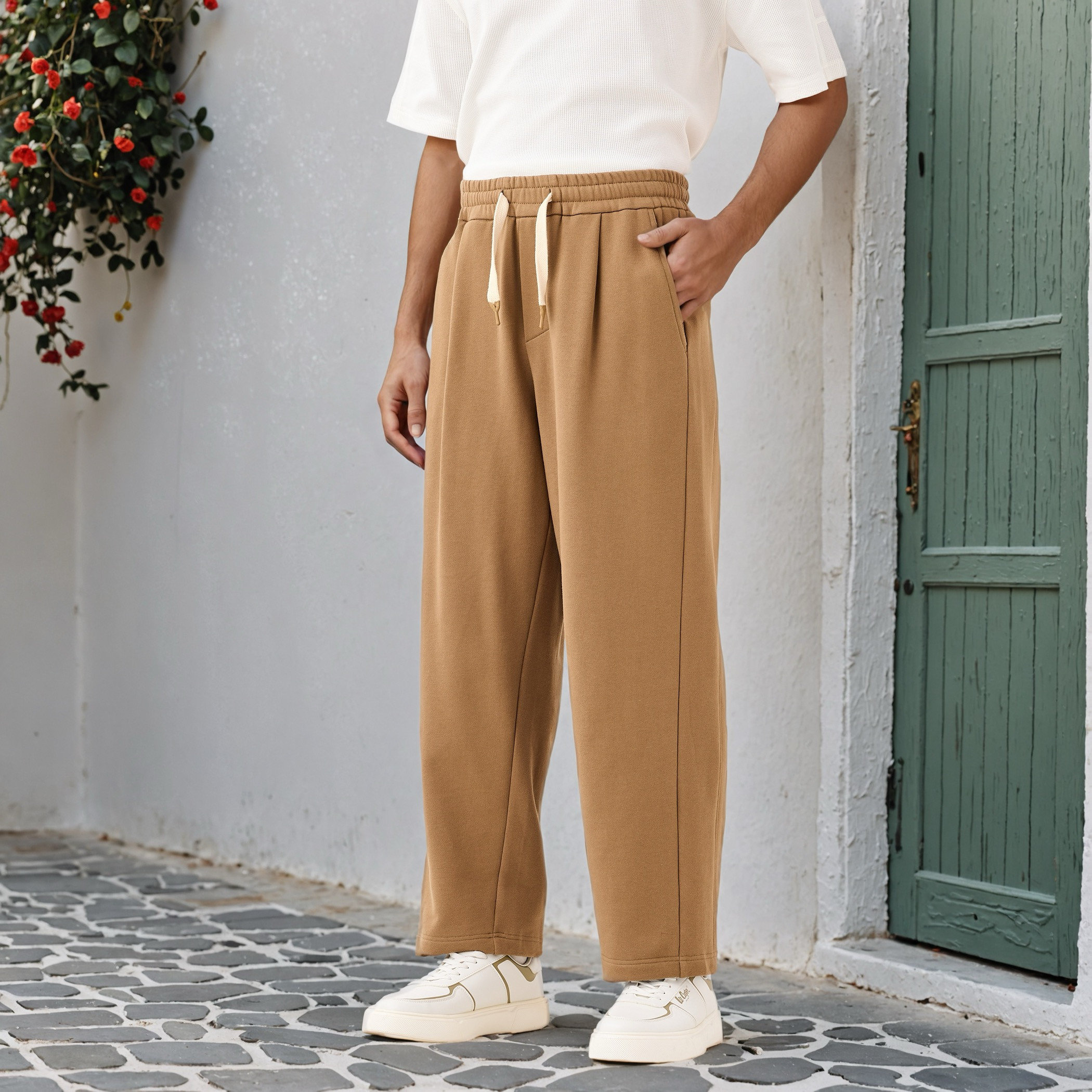 Lee Cooper Relaxed Fit Mid-Rise Pants-men-clothing-bottoms-trousersandchinos-trousers-image-1