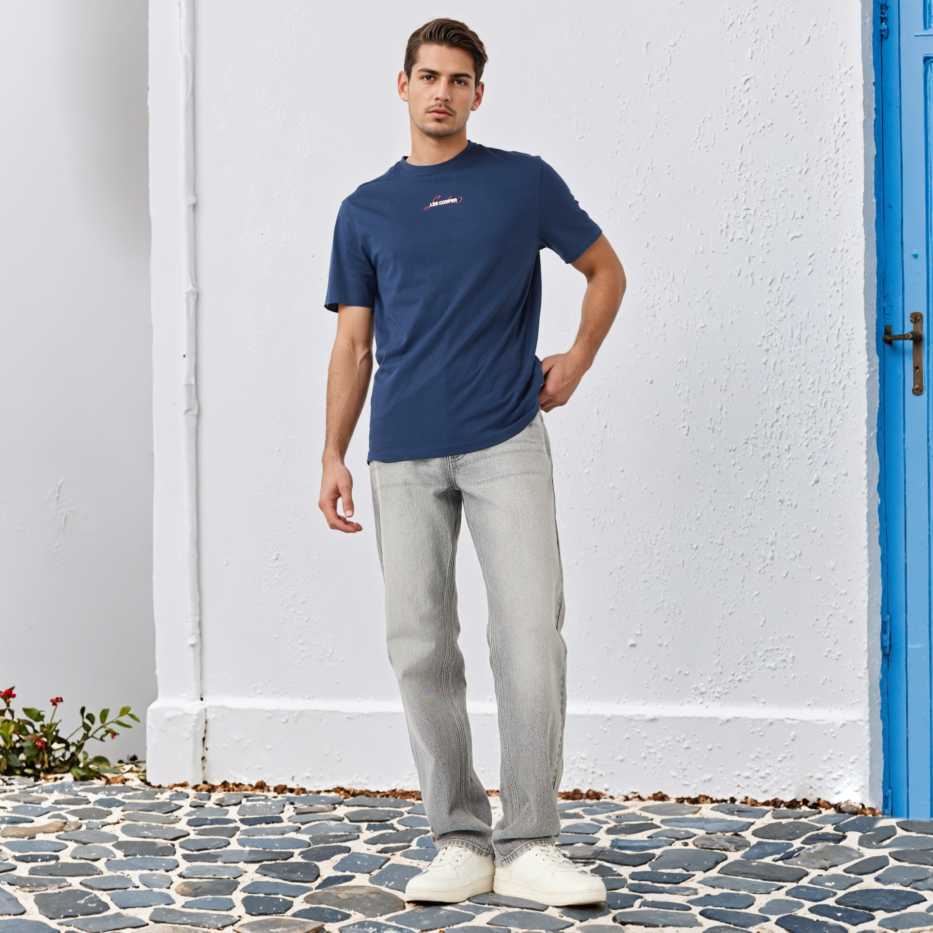 Lee Cooper Logo Print T-shirt-men-clothing-tshirtsandpolos-tshirts-image-2