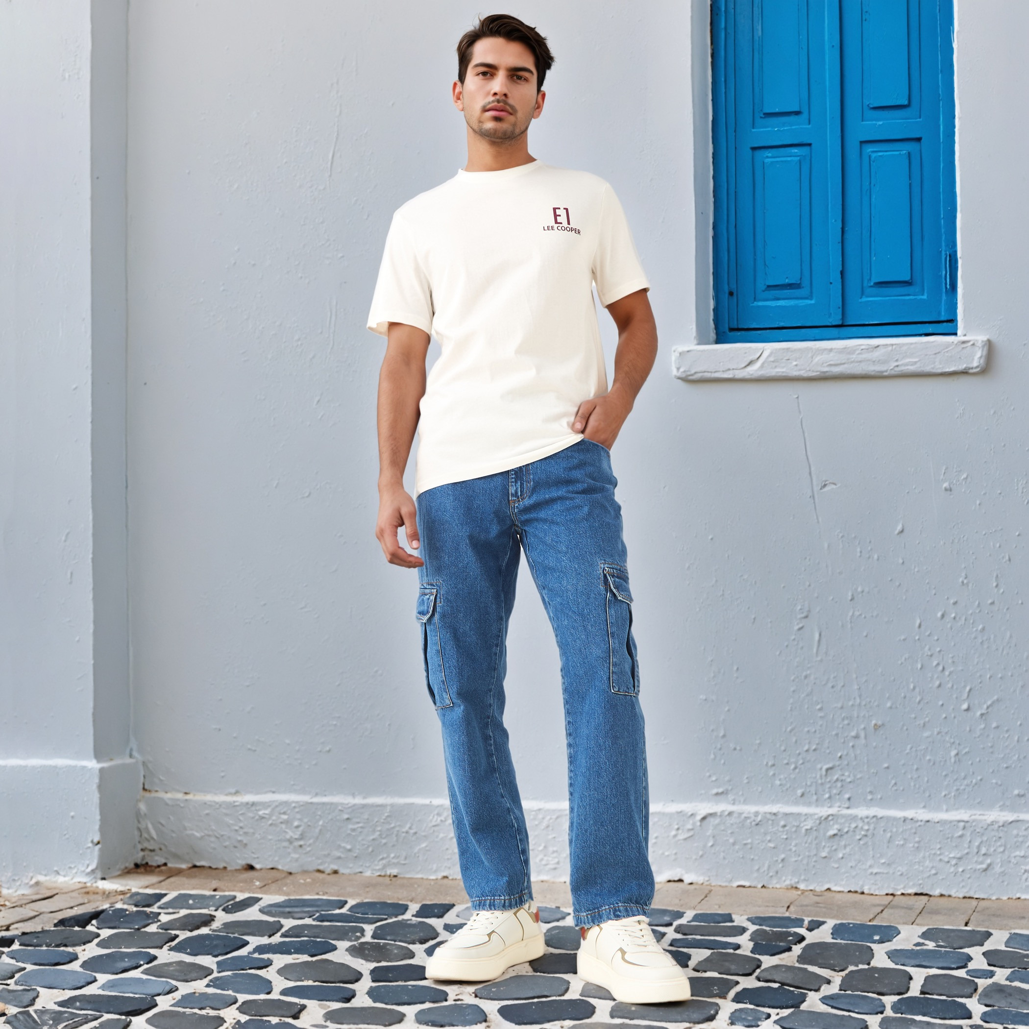 Lee Cooper Logo Print T-shirt-men-clothing-tshirtsandpolos-tshirts-image-2