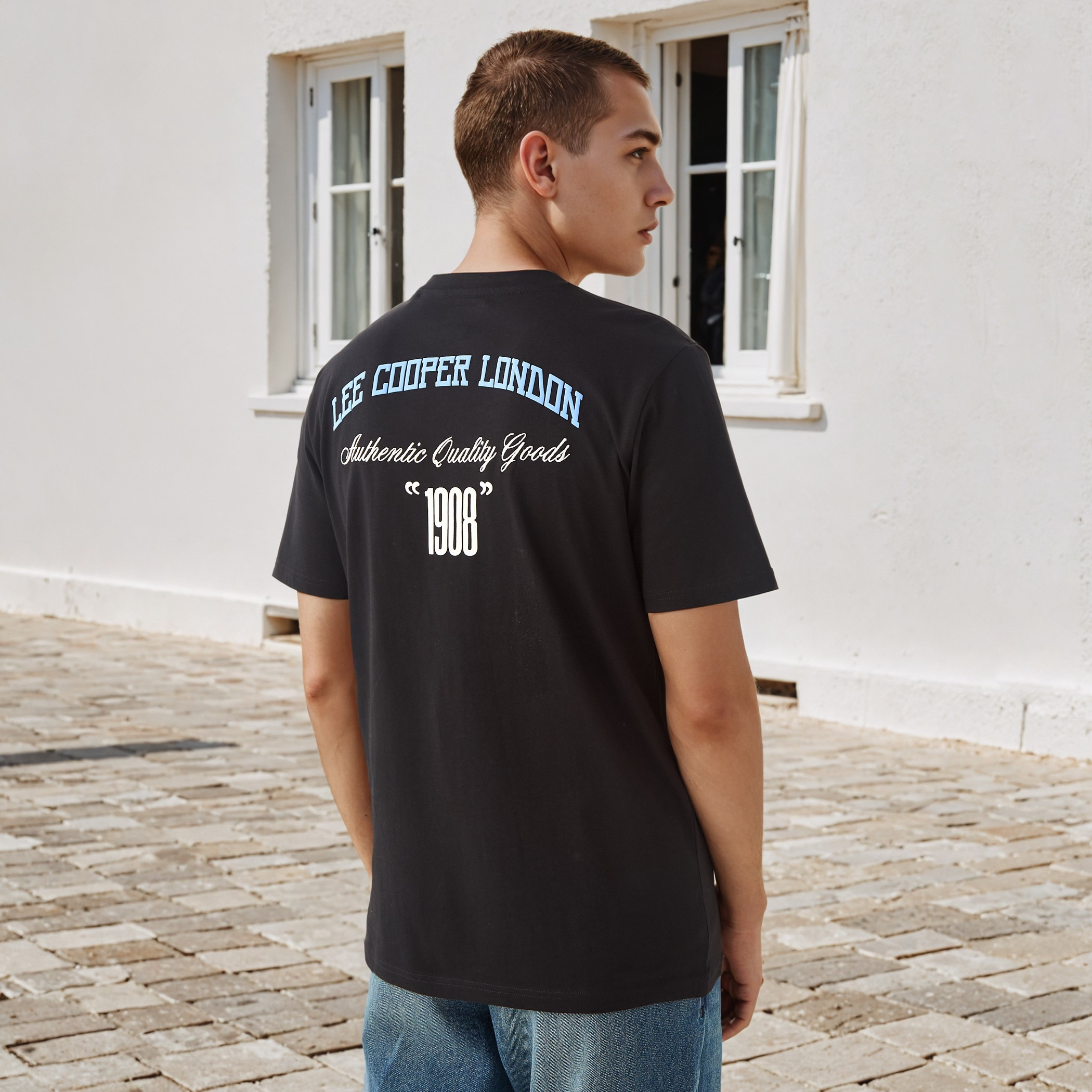 Lee Cooper Logo Print T-shirt-men-clothing-tshirtsandpolos-tshirts-image-3