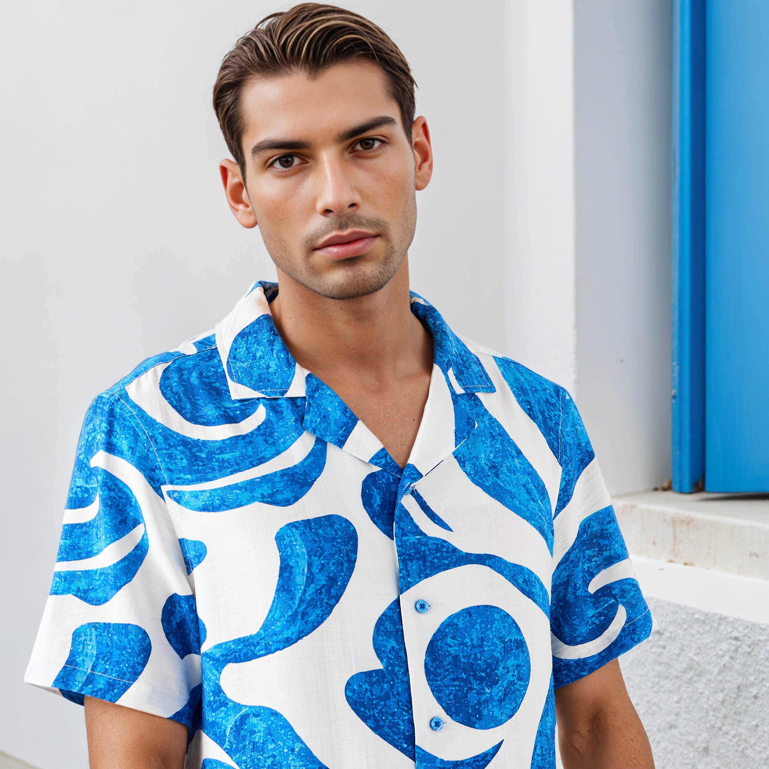 Lee Cooper Printed Camp Collar Shirt-men-clothing-shirts-image-4