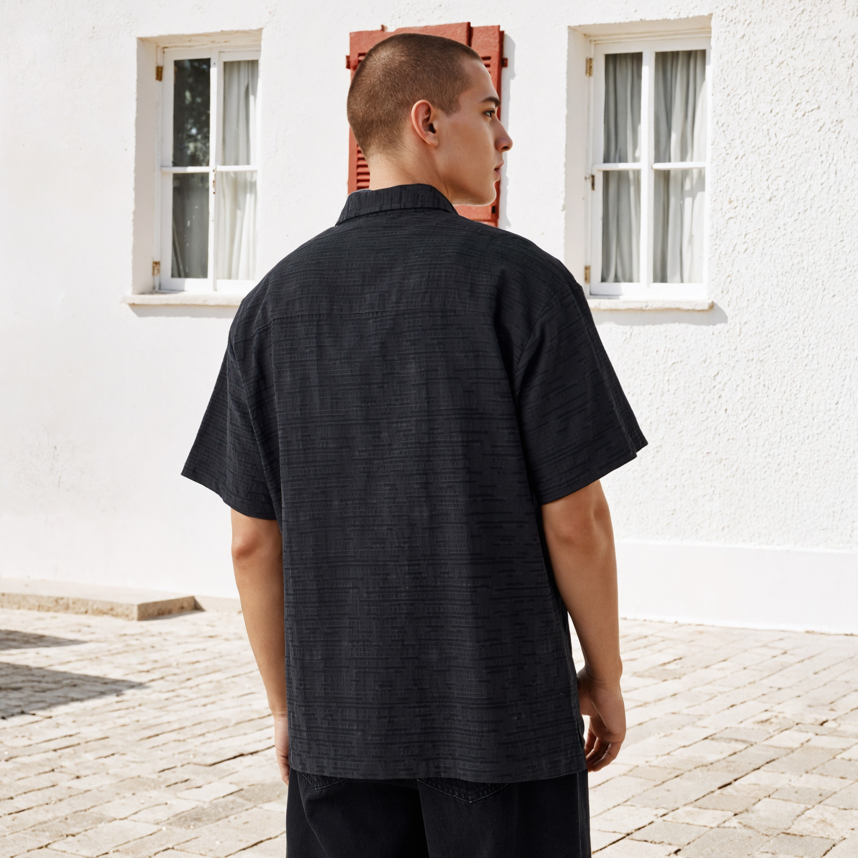 Lee Cooper Textured Regular Fit Shirt-men-clothing-shirts-image-3