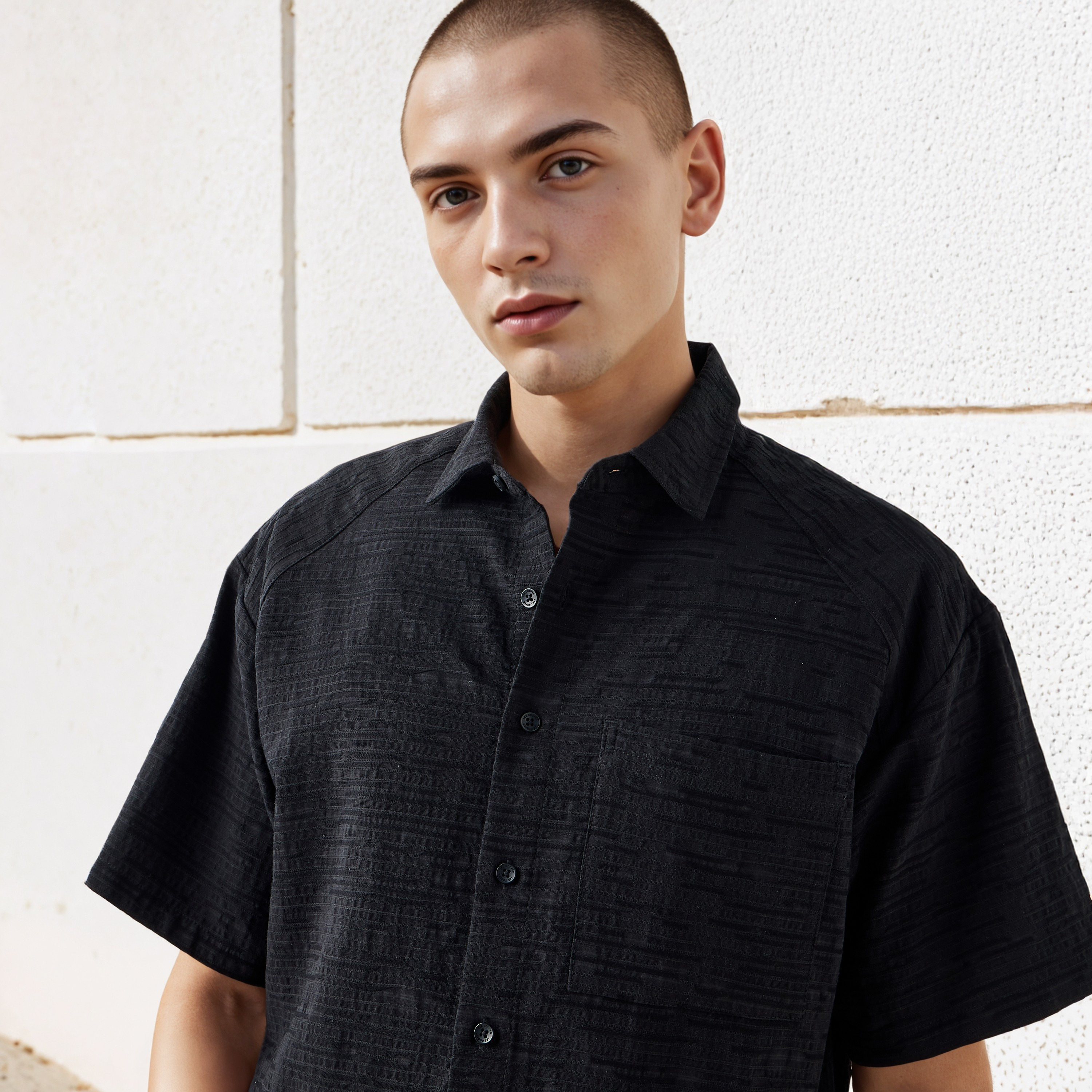 Lee Cooper Textured Regular Fit Shirt-men-clothing-shirts-image-4