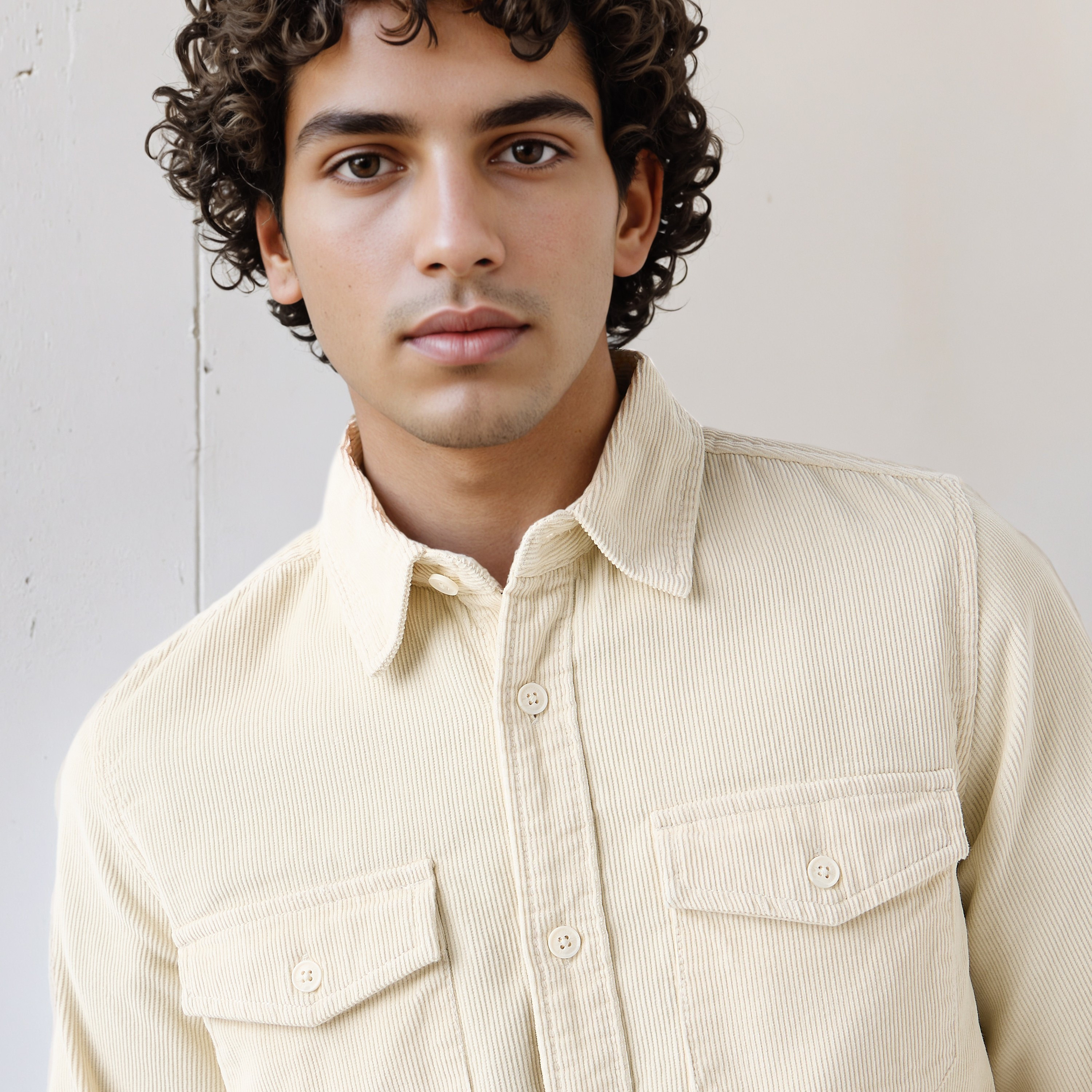 Lee Cooper Men's Relaxed Fit Textured Long Sleeve Shirt-men-clothing-shirts-image-4
