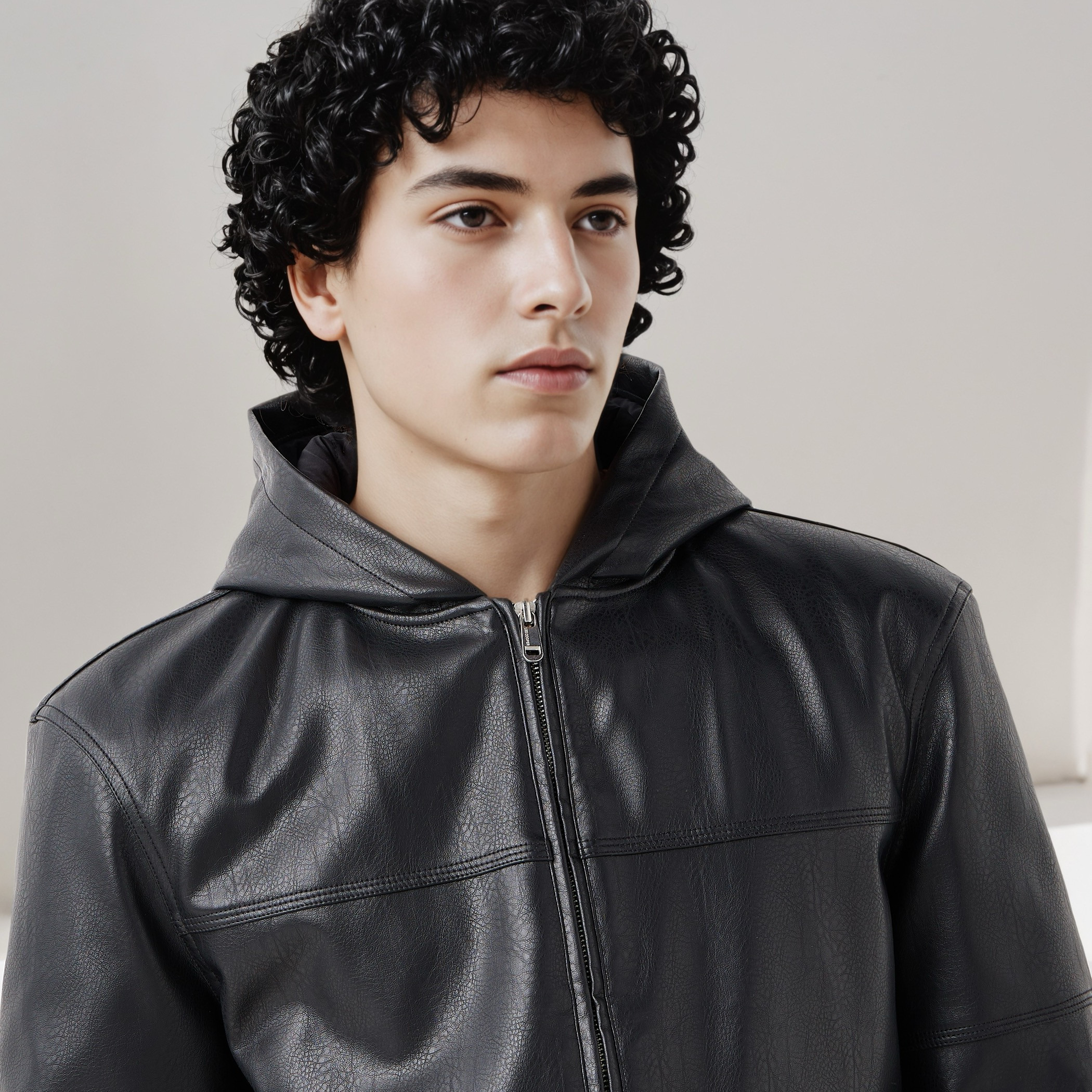 Lee Cooper Men Regular Fit Hooded Bomber Jacket-men-clothing-jacketsandblazers-jackets-image-4