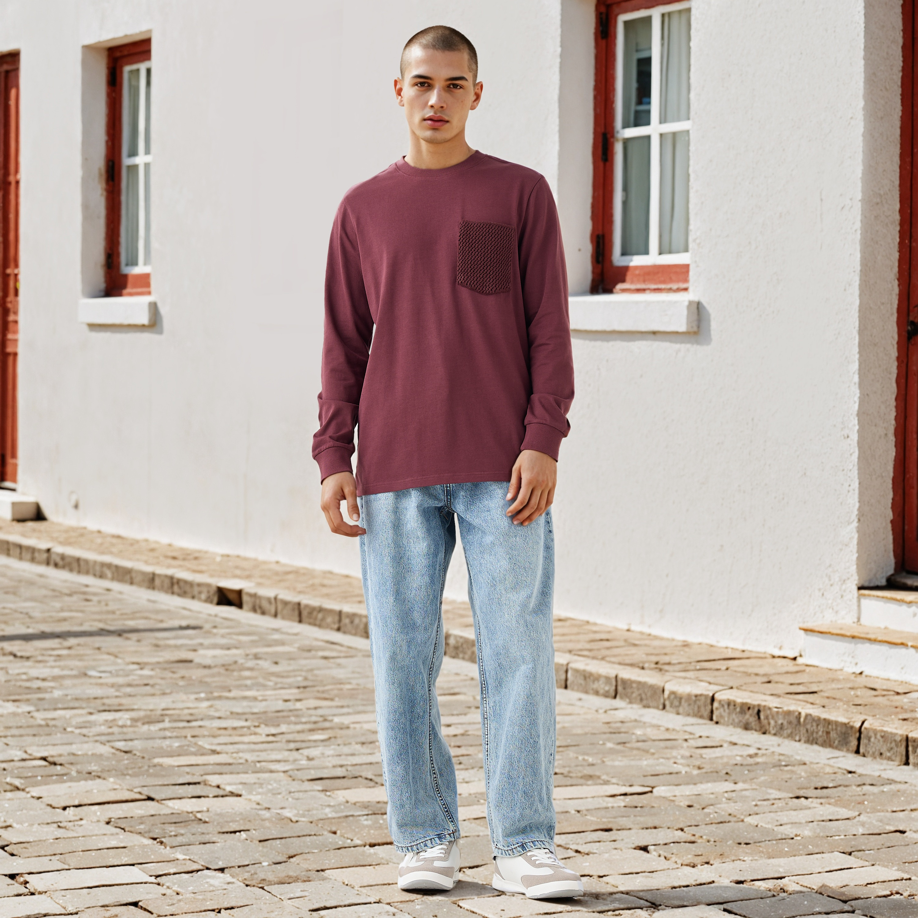 Lee Cooper Regular Fit T-shirt with Crochet Pocket-men-clothing-tshirtsandpolos-tshirts-image-2