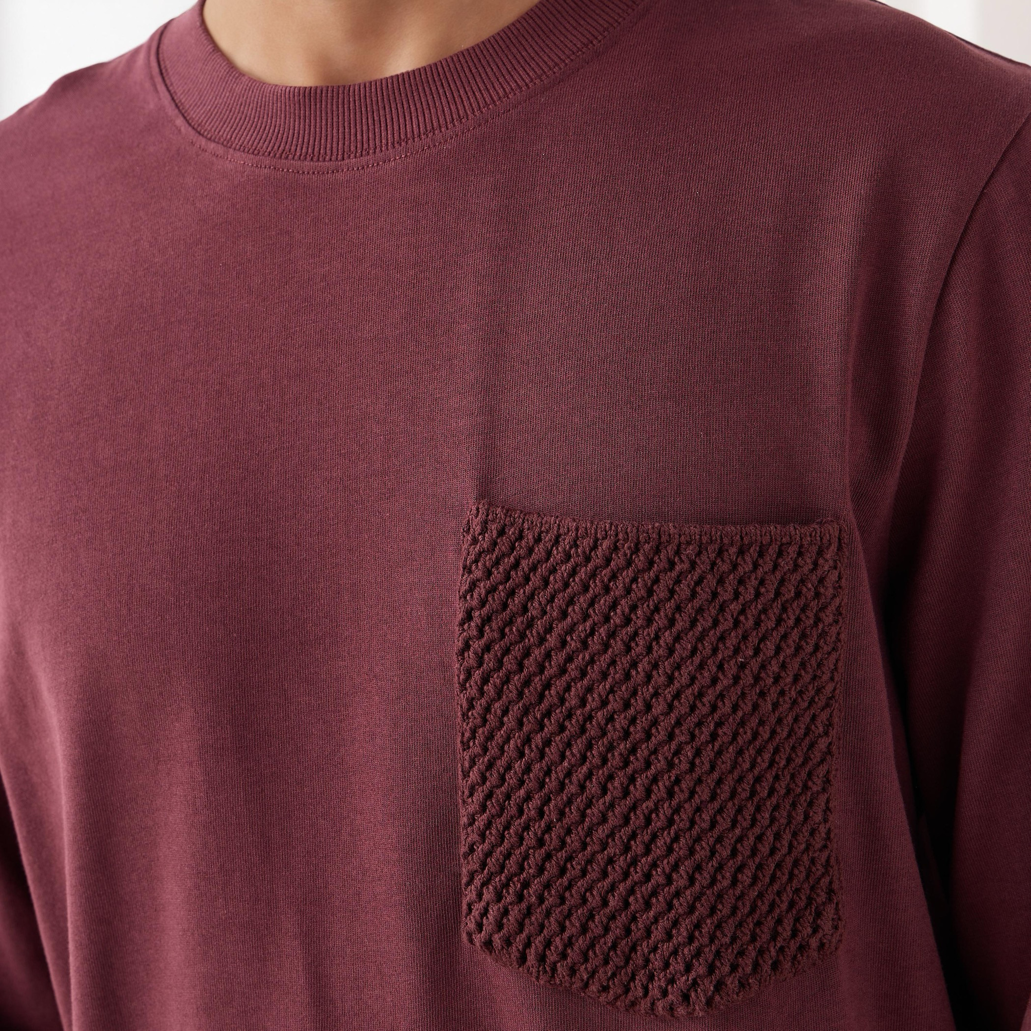Lee Cooper Regular Fit T-shirt with Crochet Pocket-men-clothing-tshirtsandpolos-tshirts-image-5