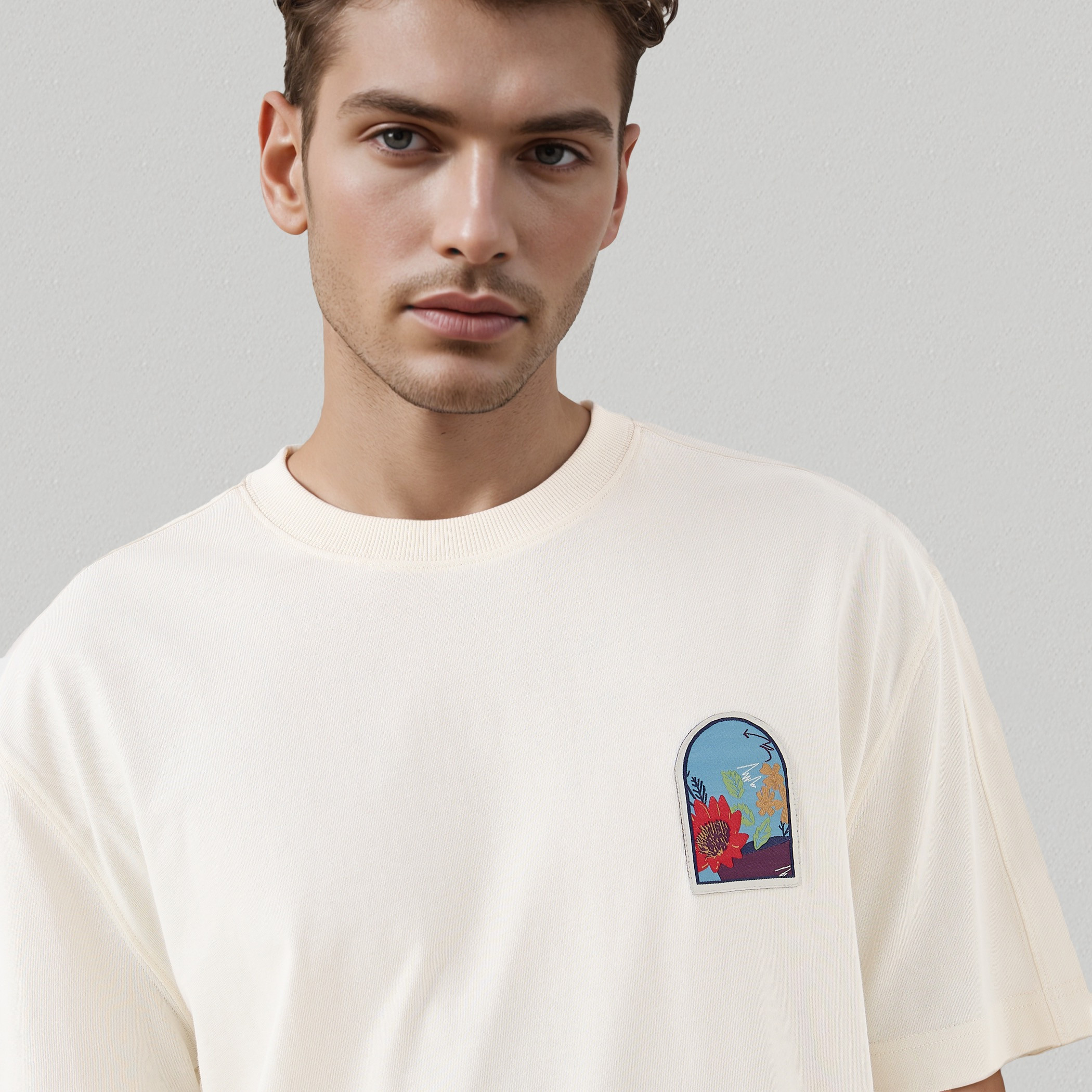 تيشيرت مطرز من لي كوبر-men-clothing-tshirtsandpolos-tshirts-image-4