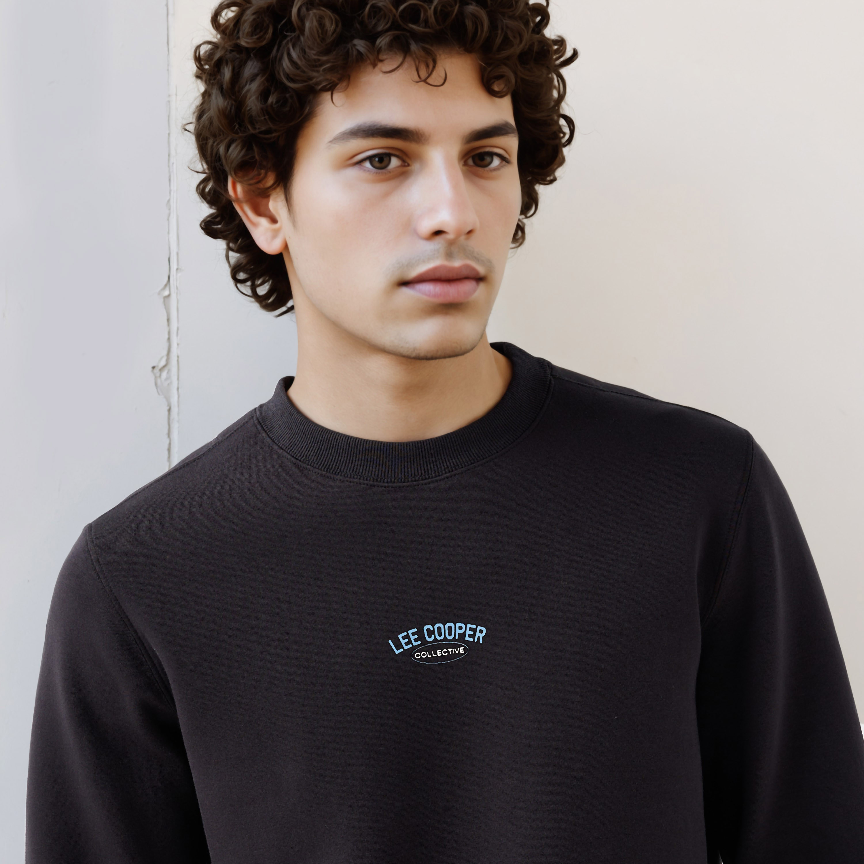 Lee Cooper Men Regular Fit Logo Print Cotton Sweatshirt-men-winterwear-hoodiesandsweatshirts-image-4