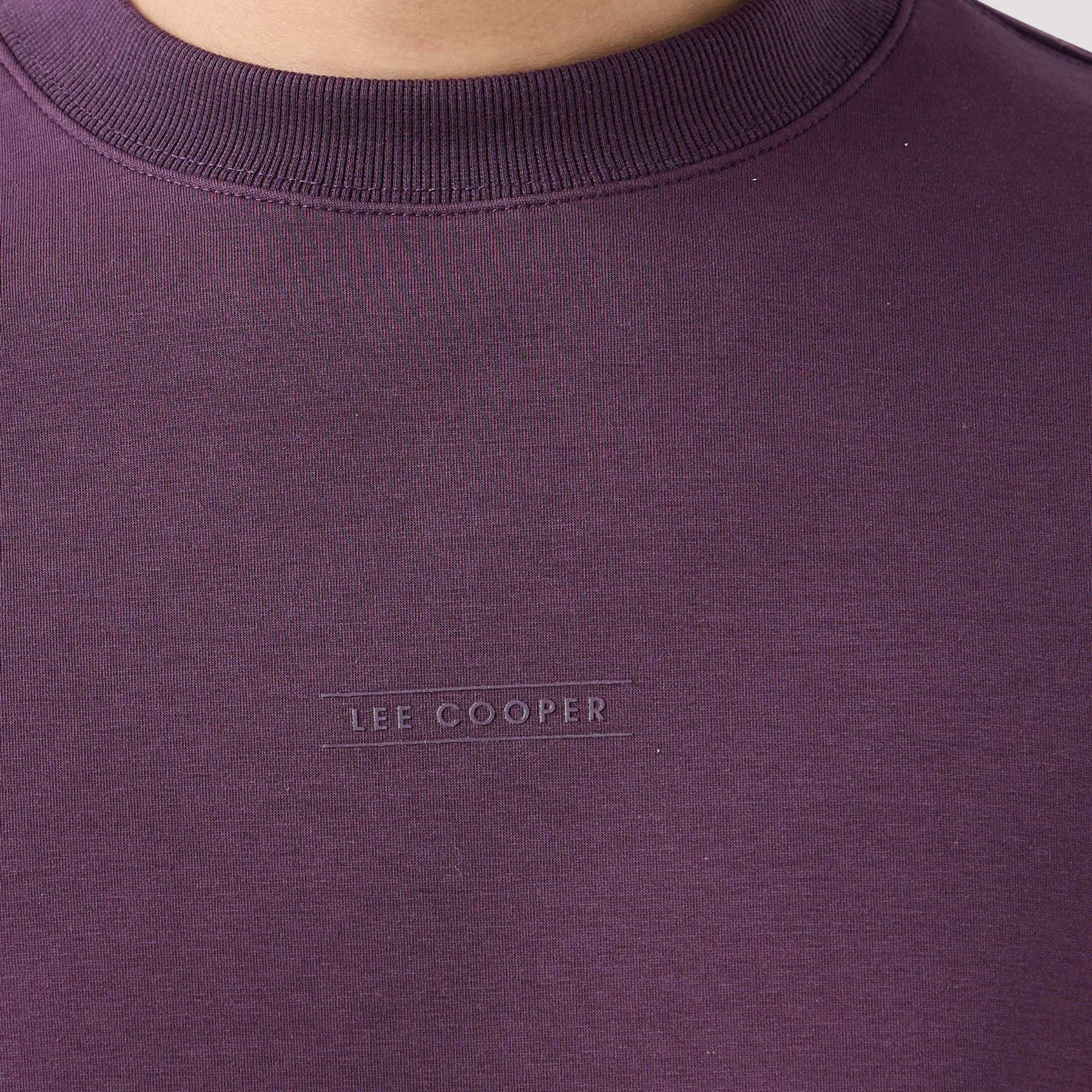 Lee Cooper Men Regular Fit Logo Print Cotton Sweatshirt-men-winterwear-hoodiesandsweatshirts-image-4