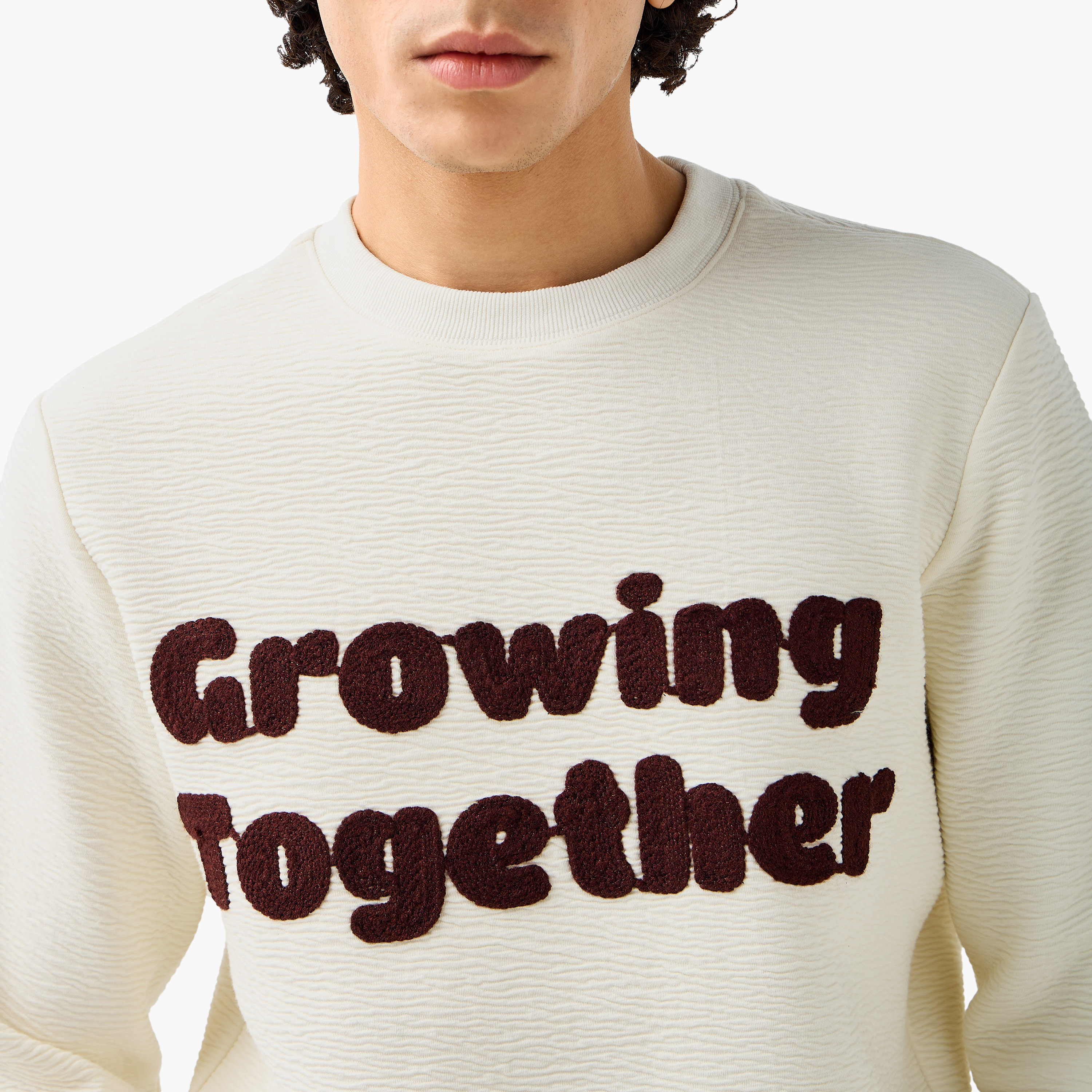 Lee Cooper Men Regular Fit Slogan Print Cotton Sweatshirt-men-winterwear-hoodiesandsweatshirts-image-3