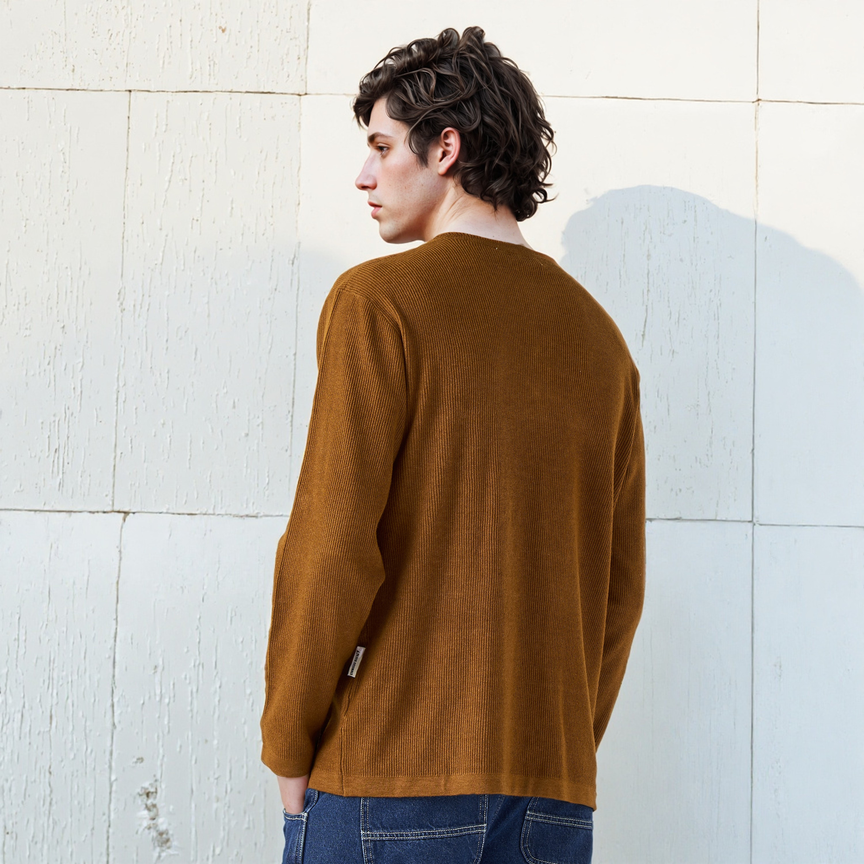 Lee Cooper Ribbed Henley Sweatshirt-men-winterwear-hoodiesandsweatshirts-image-4