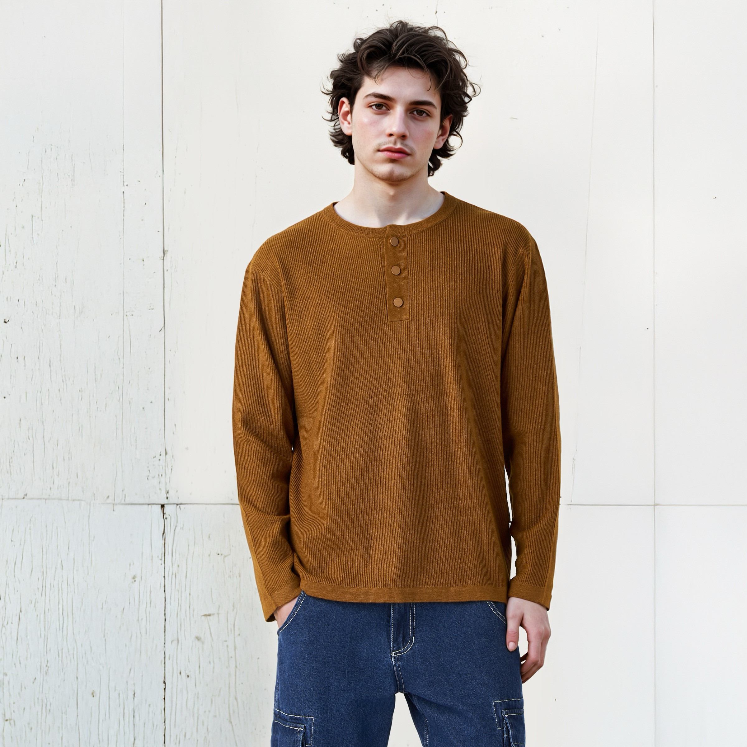 Lee Cooper Ribbed Henley Sweatshirt-men-winterwear-hoodiesandsweatshirts-image-6