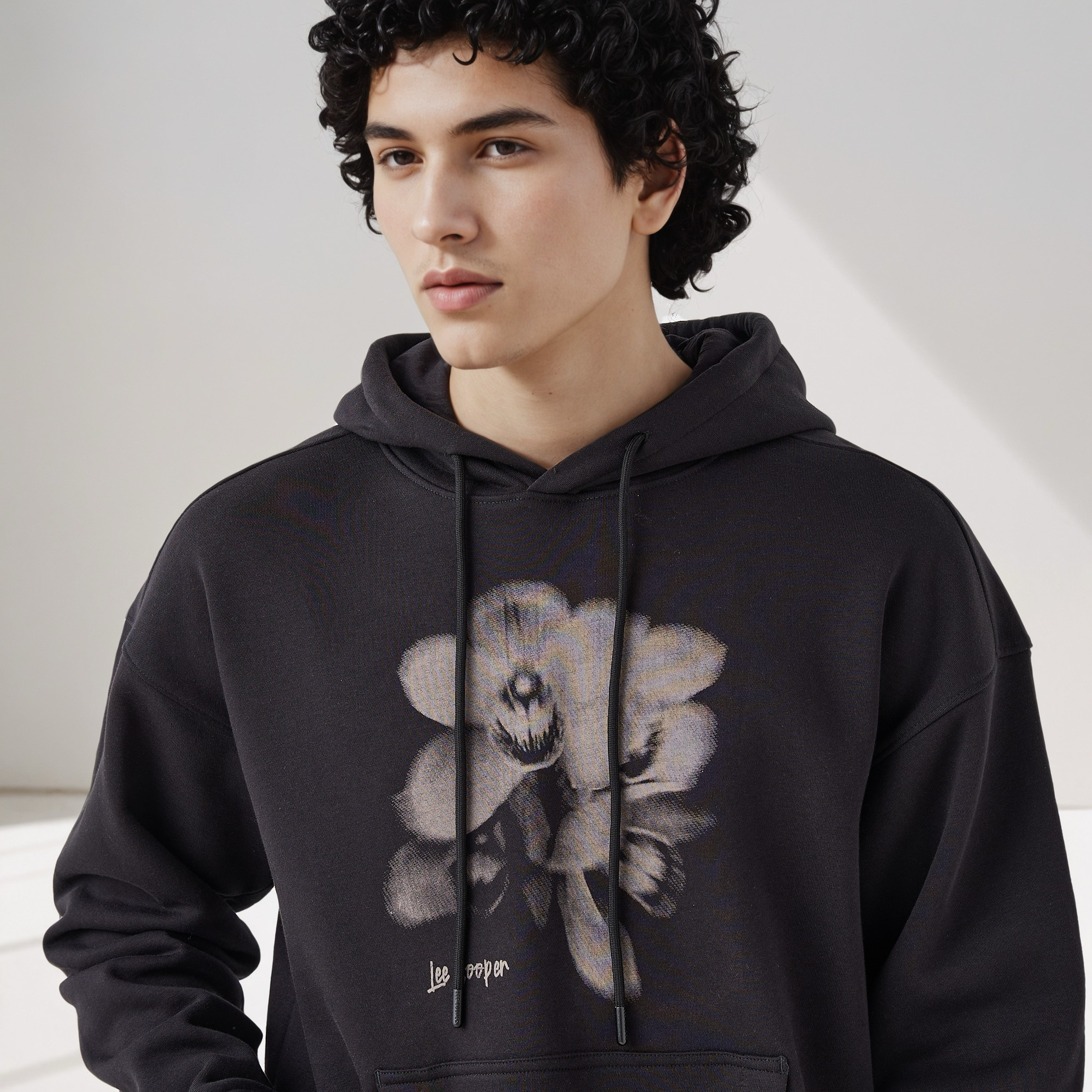 Lee Cooper Men Printed Hoodie-men-winterwear-hoodiesandsweatshirts-image-4