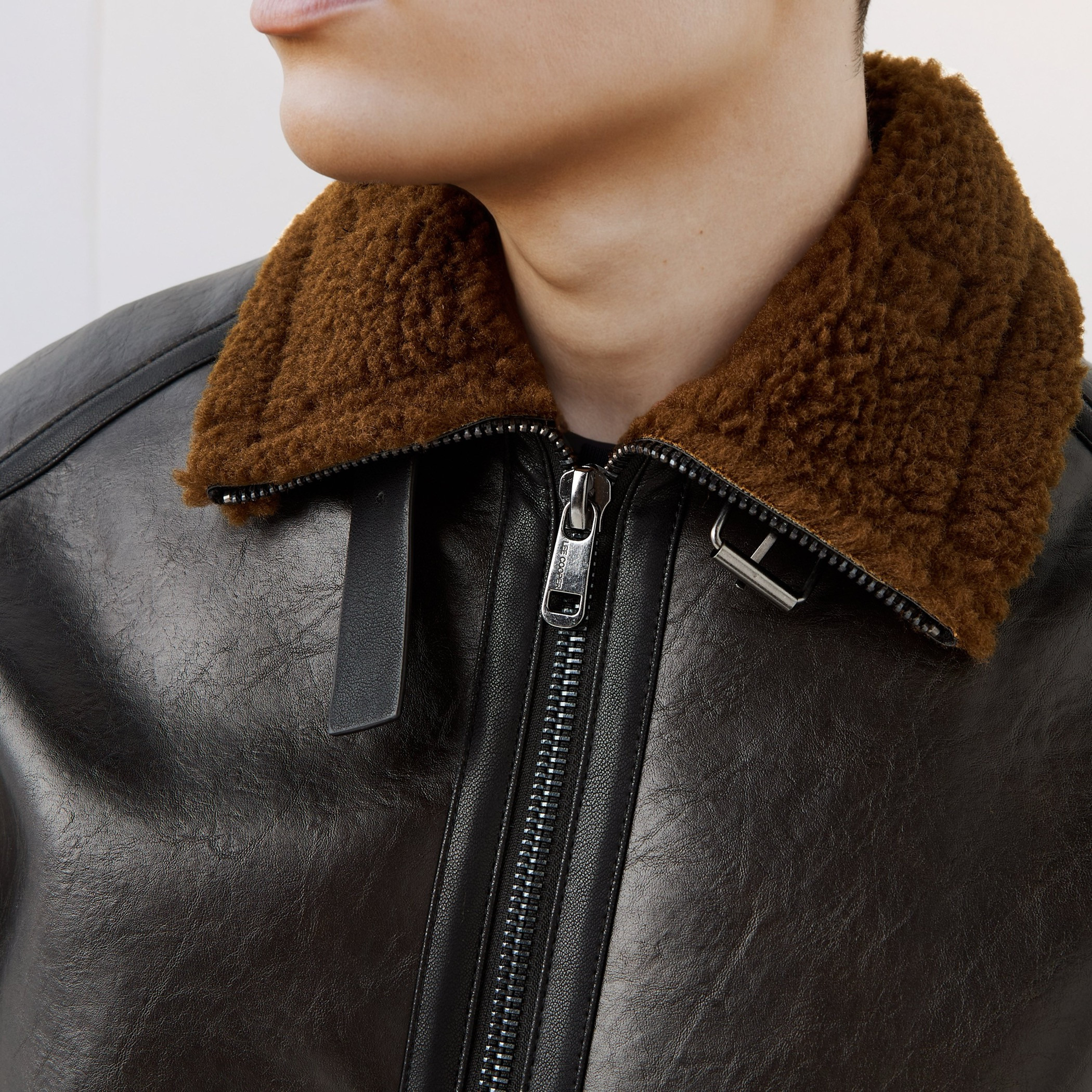 Lee Cooper Men Regular Fit Faux Fur Lined Suede Jacket-men-clothing-jacketsandblazers-jackets-image-4