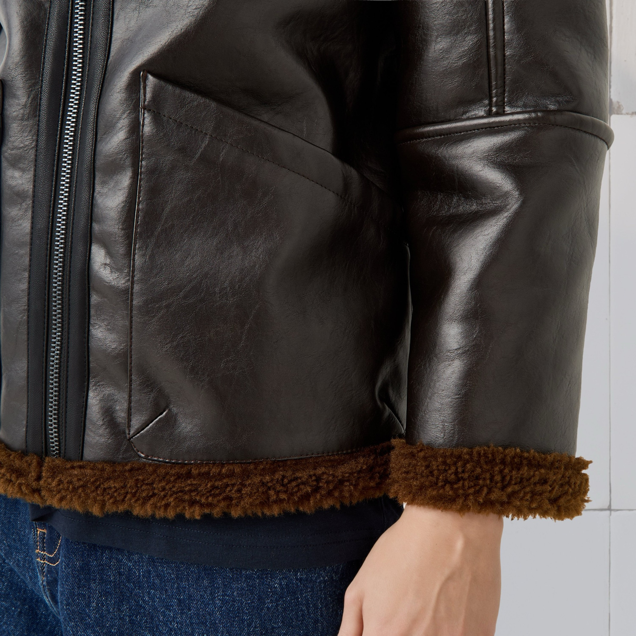 Lee Cooper Men Regular Fit Faux Fur Lined Suede Jacket-men-clothing-jacketsandblazers-jackets-image-5