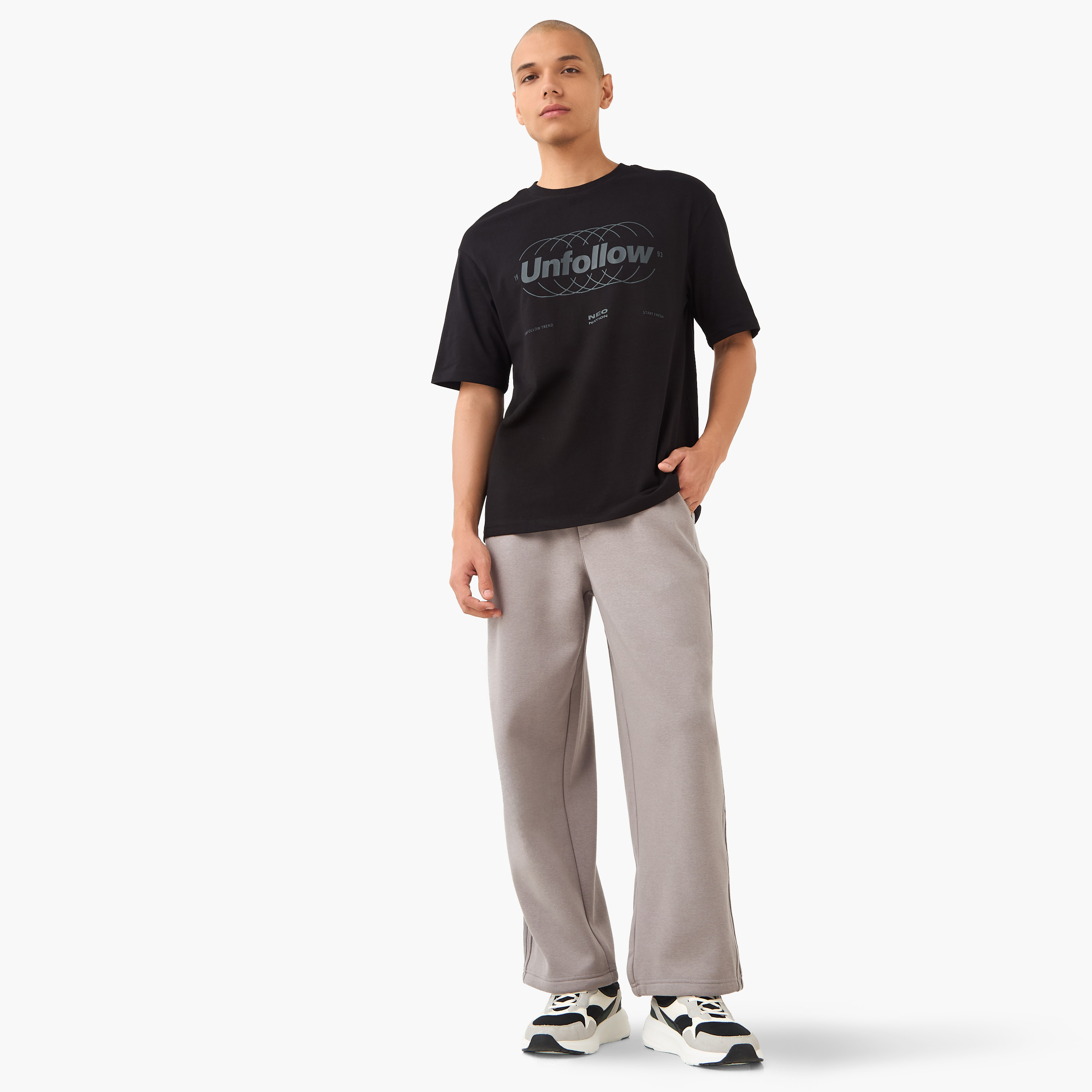 Lee Cooper Men Relaxed Fit Cotton Trousers-men-clothing-bottoms-joggers-image-2