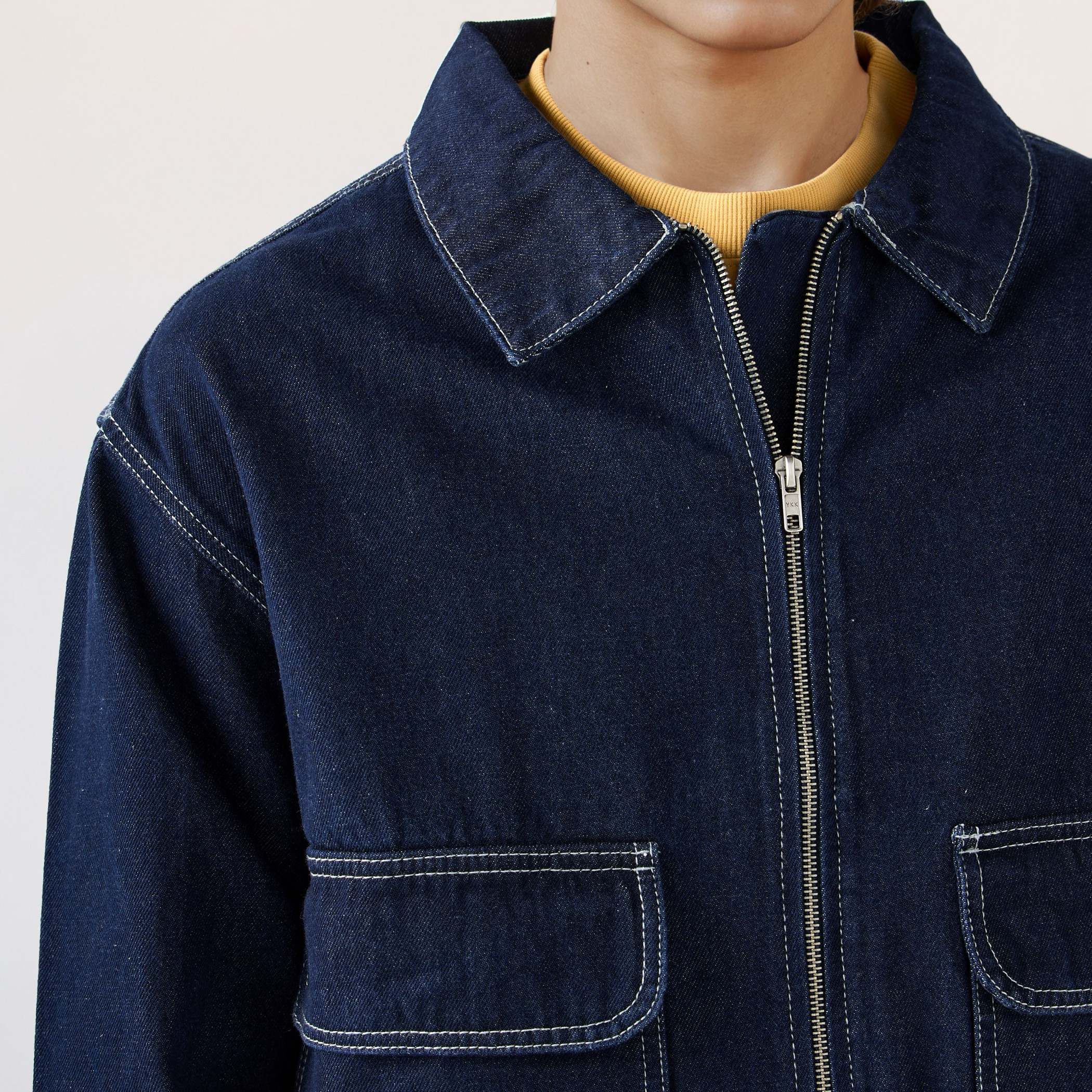 Lee Cooper Zip Through Trucker Jacket-men-clothing-jacketsandblazers-jackets-image-6