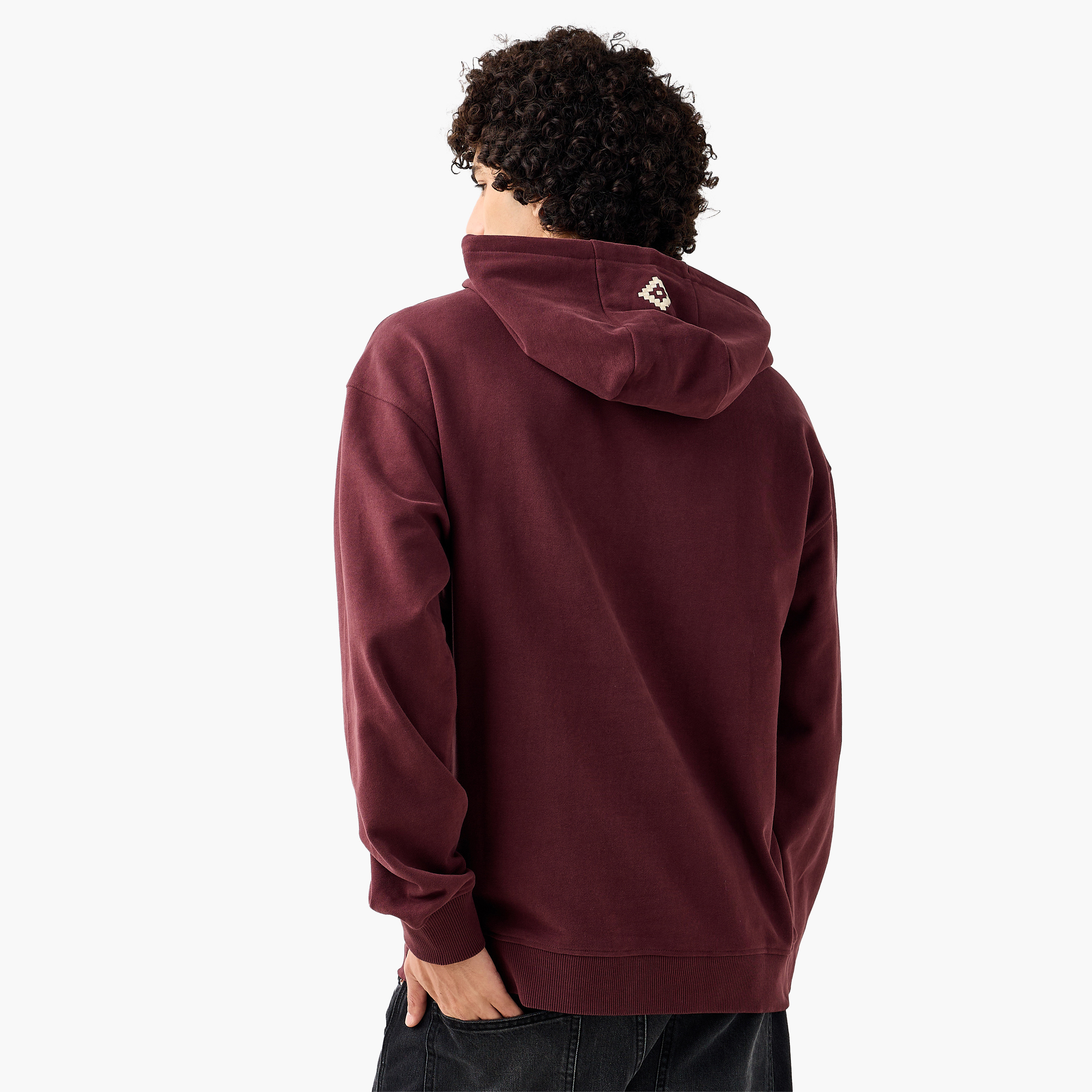 Lee Cooper Men Kangaroo Pocket Cotton Hooded Sweatshirt-men-winterwear-hoodiesandsweatshirts-image-4