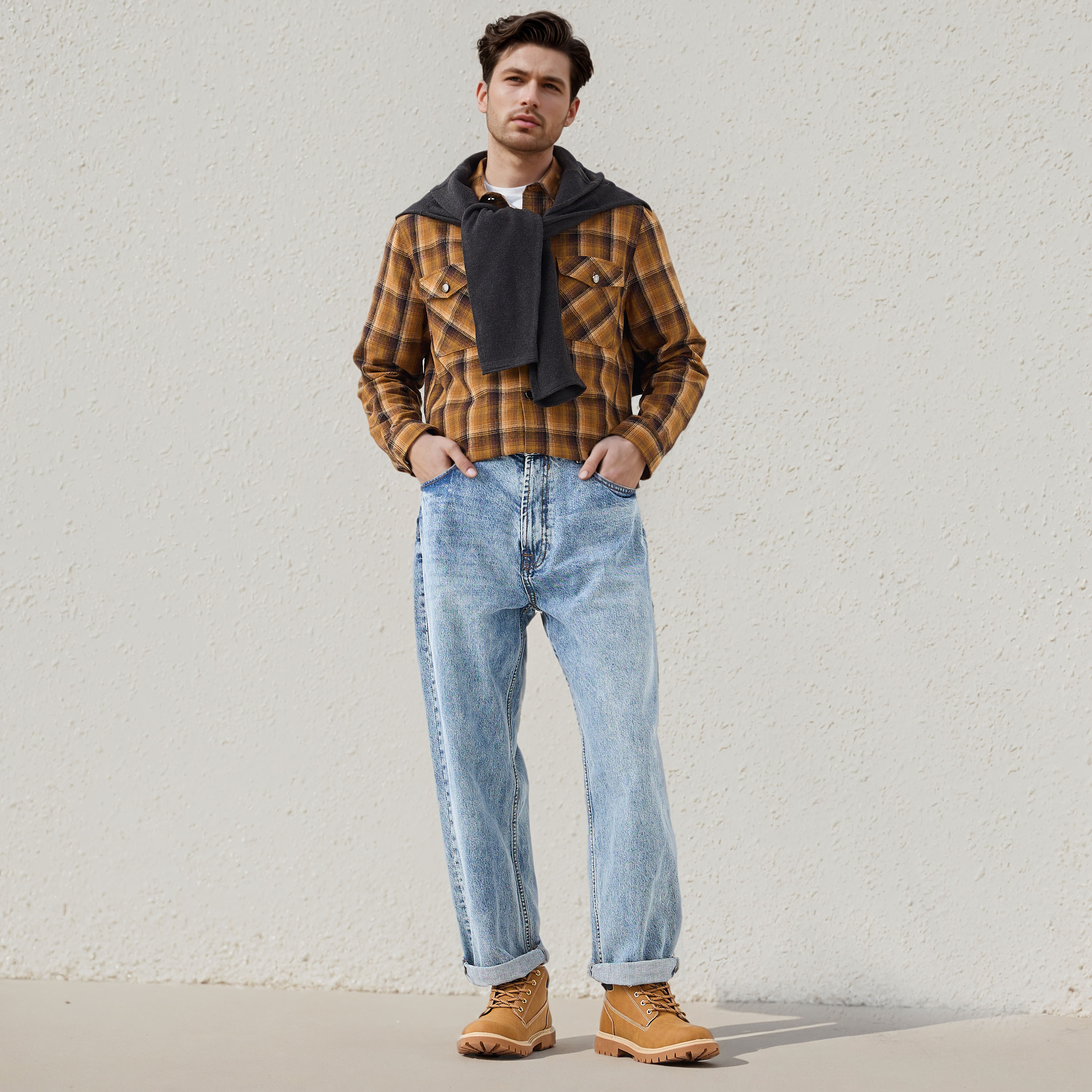 قميص كاروهات من لي كوبر-men-clothing-shirts-image-3