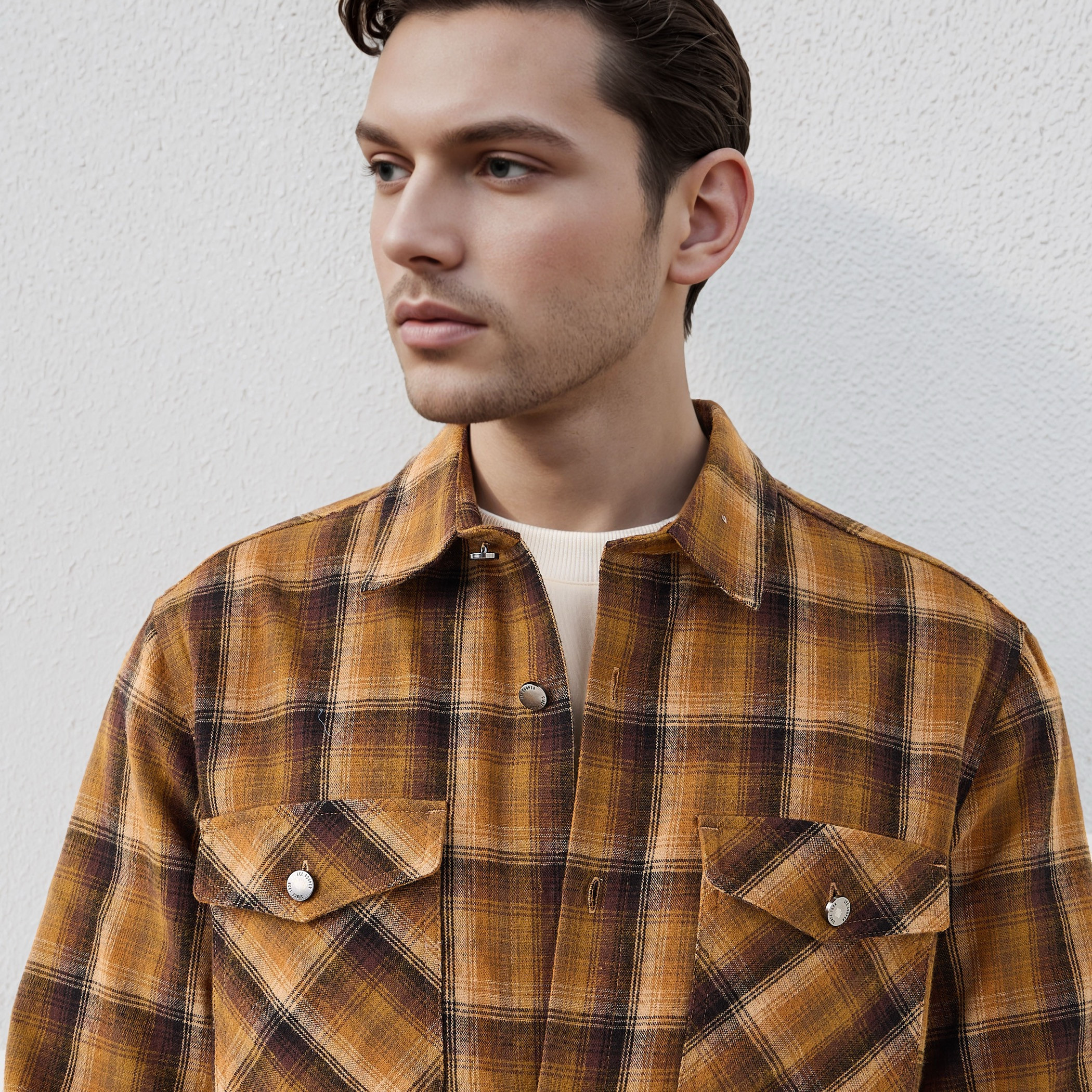 قميص كاروهات من لي كوبر-men-clothing-shirts-image-5