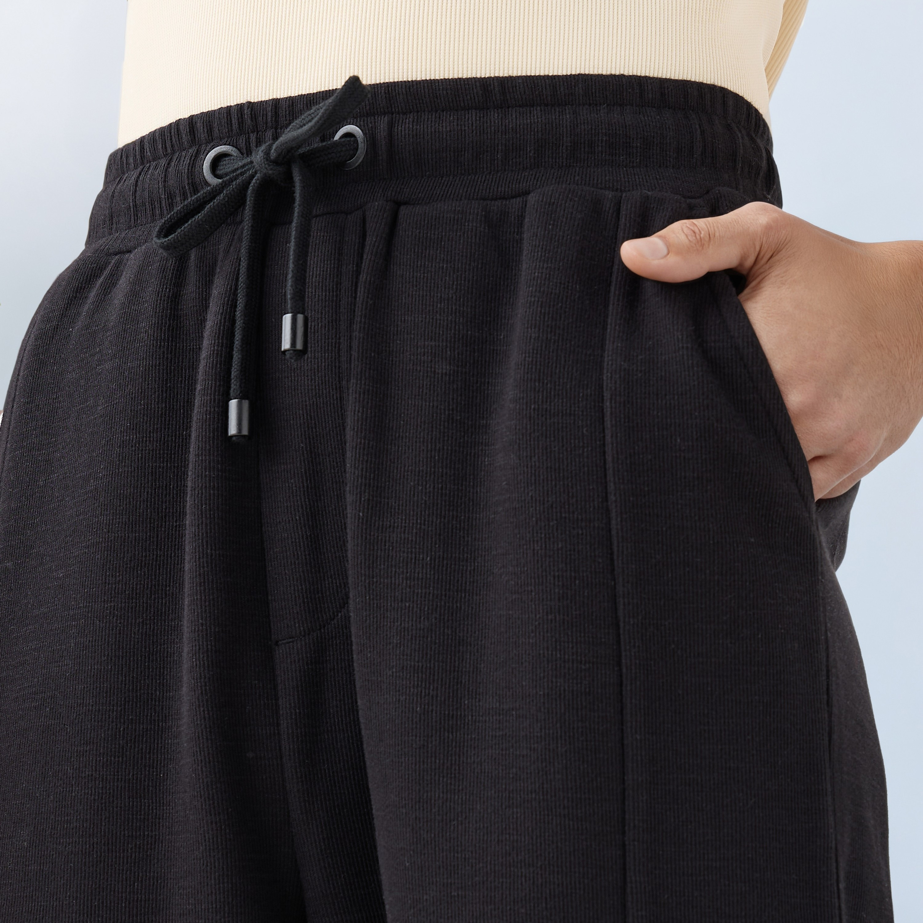 بنطلون رجالي قطن بقصة مستقيمة من لي كوبر-men-clothing-bottoms-joggers-image-4
