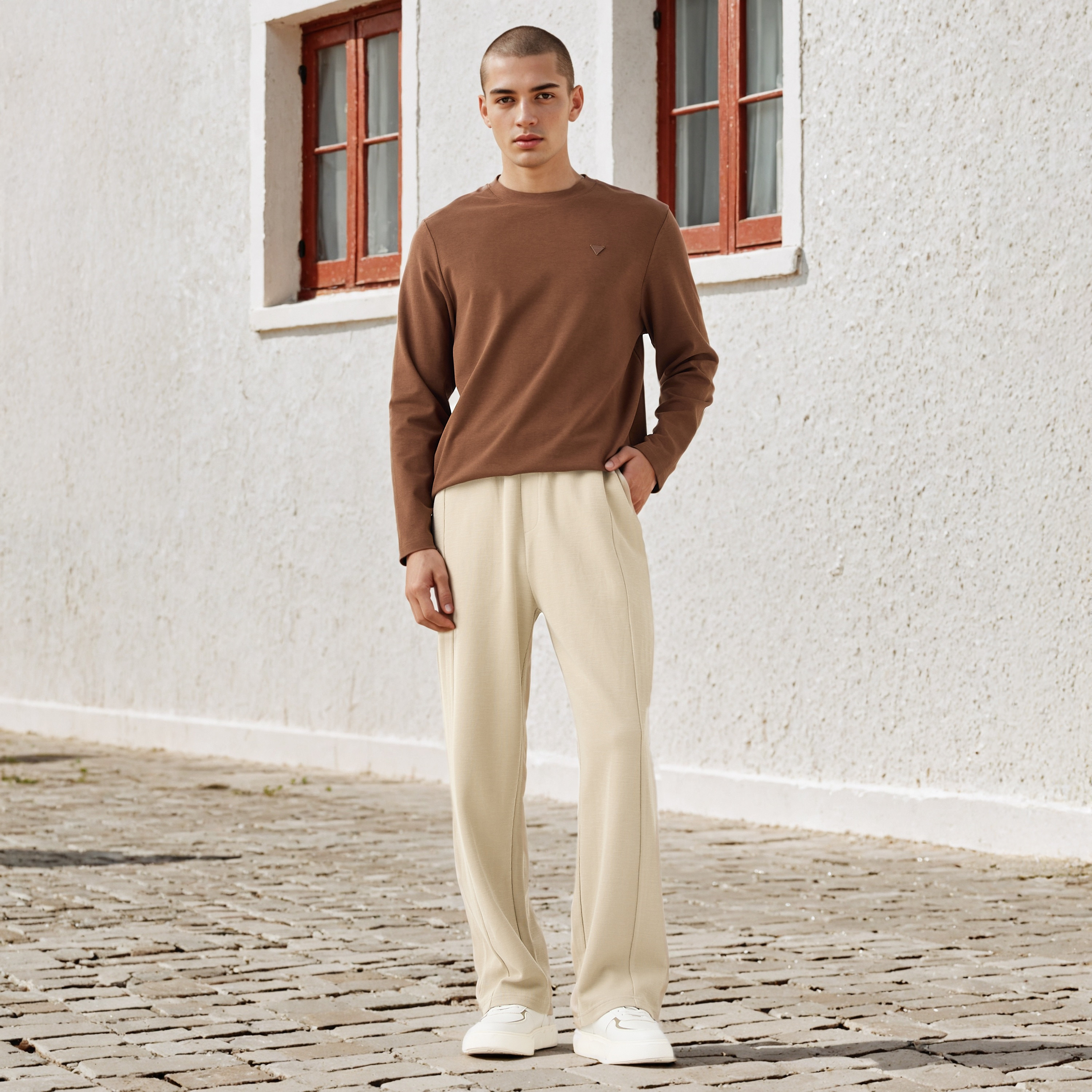 Lee Cooper Men Straight Fit Cotton Pants-men-clothing-bottoms-joggers-image-2