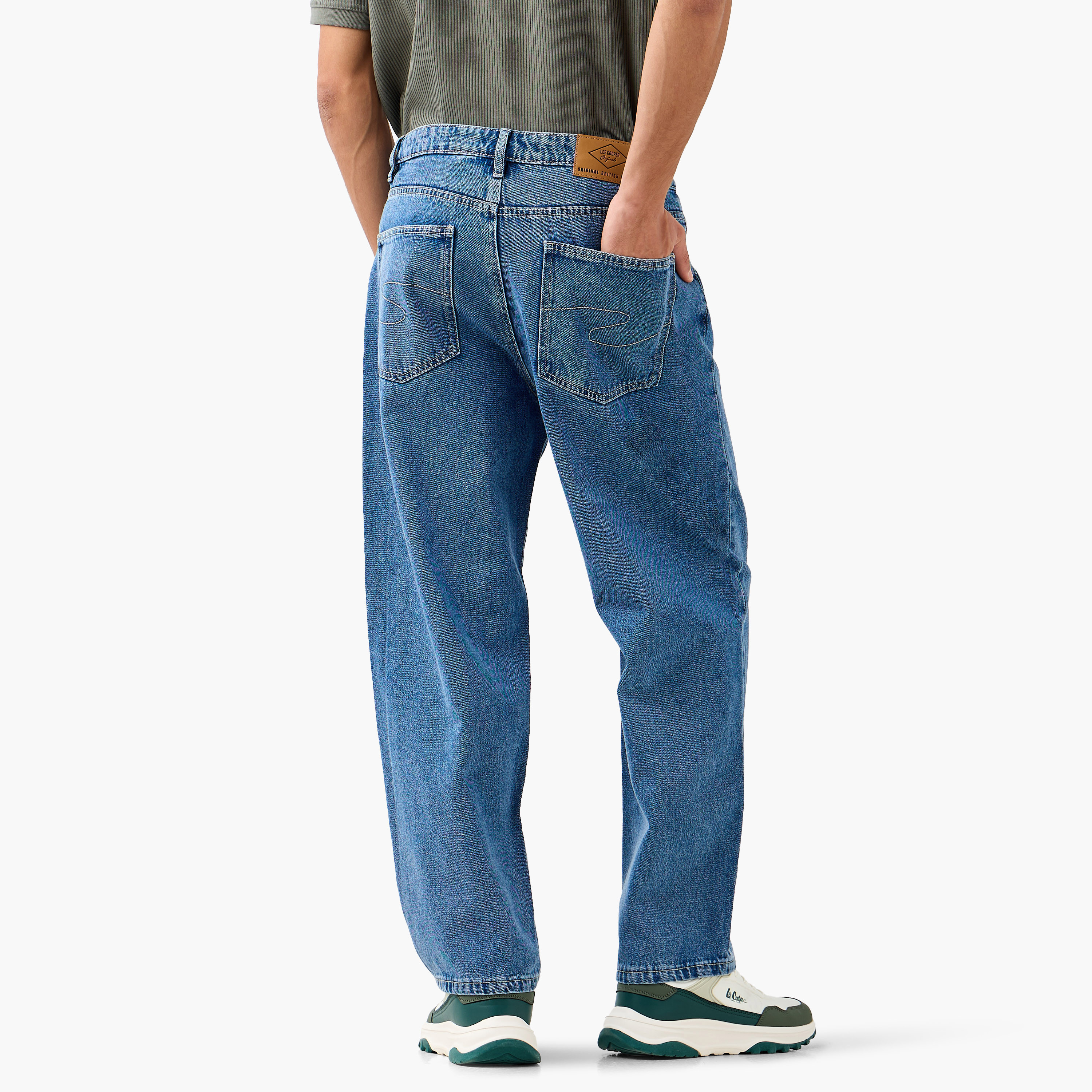 Lee Cooper Men Baggy Fit Mid-Rise Jeans-men-clothing-bottoms-jeans-image-3