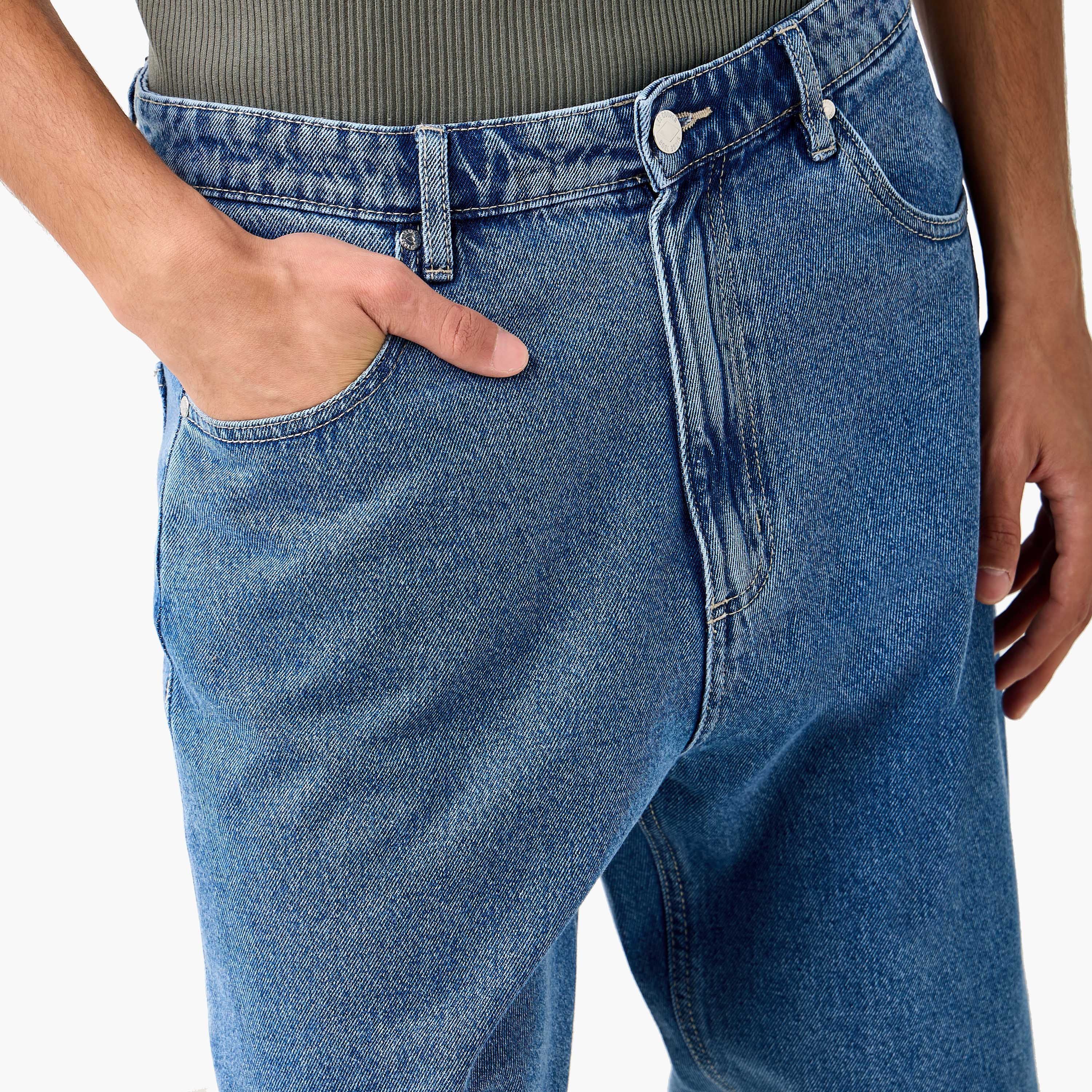 Lee Cooper Men Baggy Fit Mid-Rise Jeans-men-clothing-bottoms-jeans-image-4