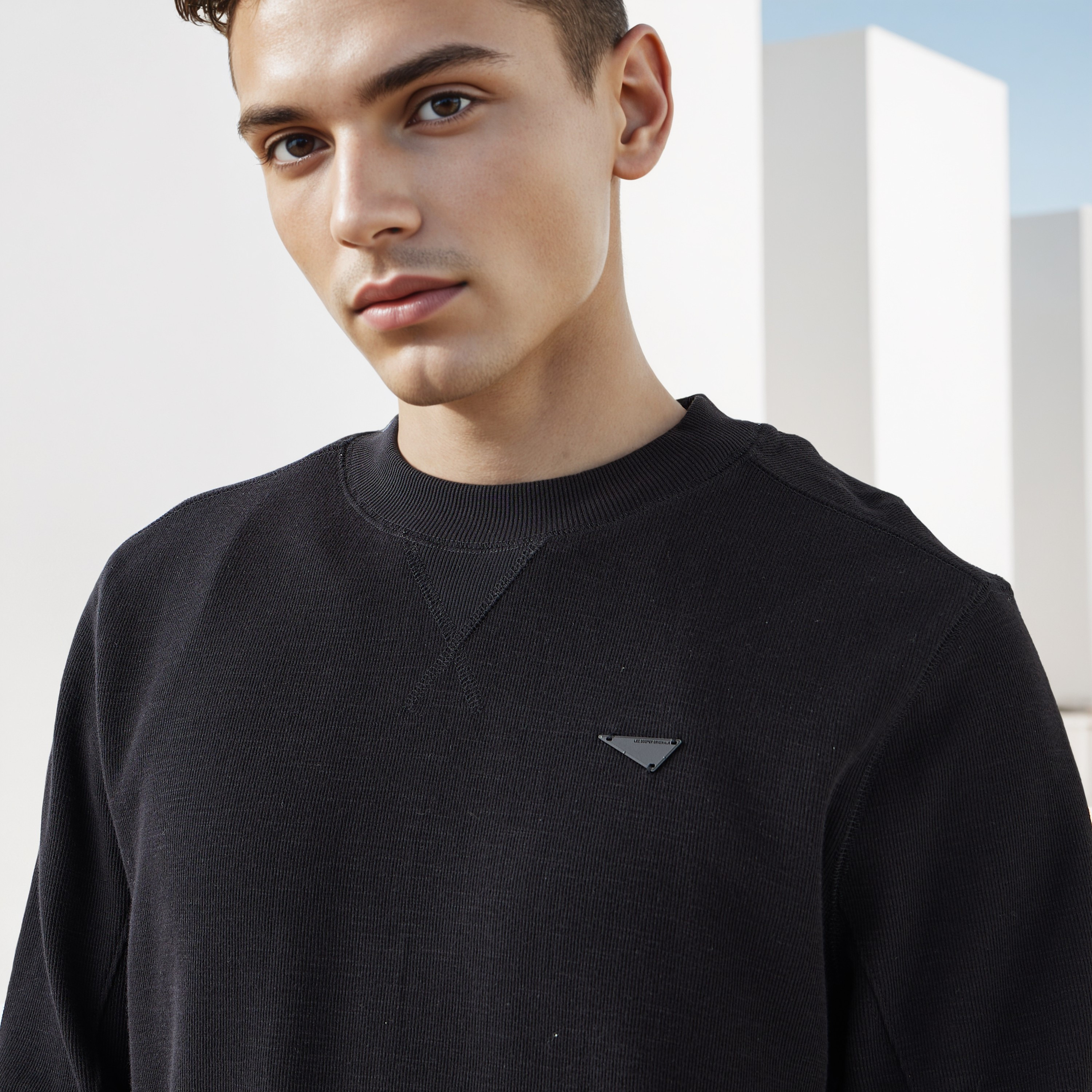 سويت شيرت بارز الملمس من لي كوبر-men-winterwear-hoodiesandsweatshirts-image-9