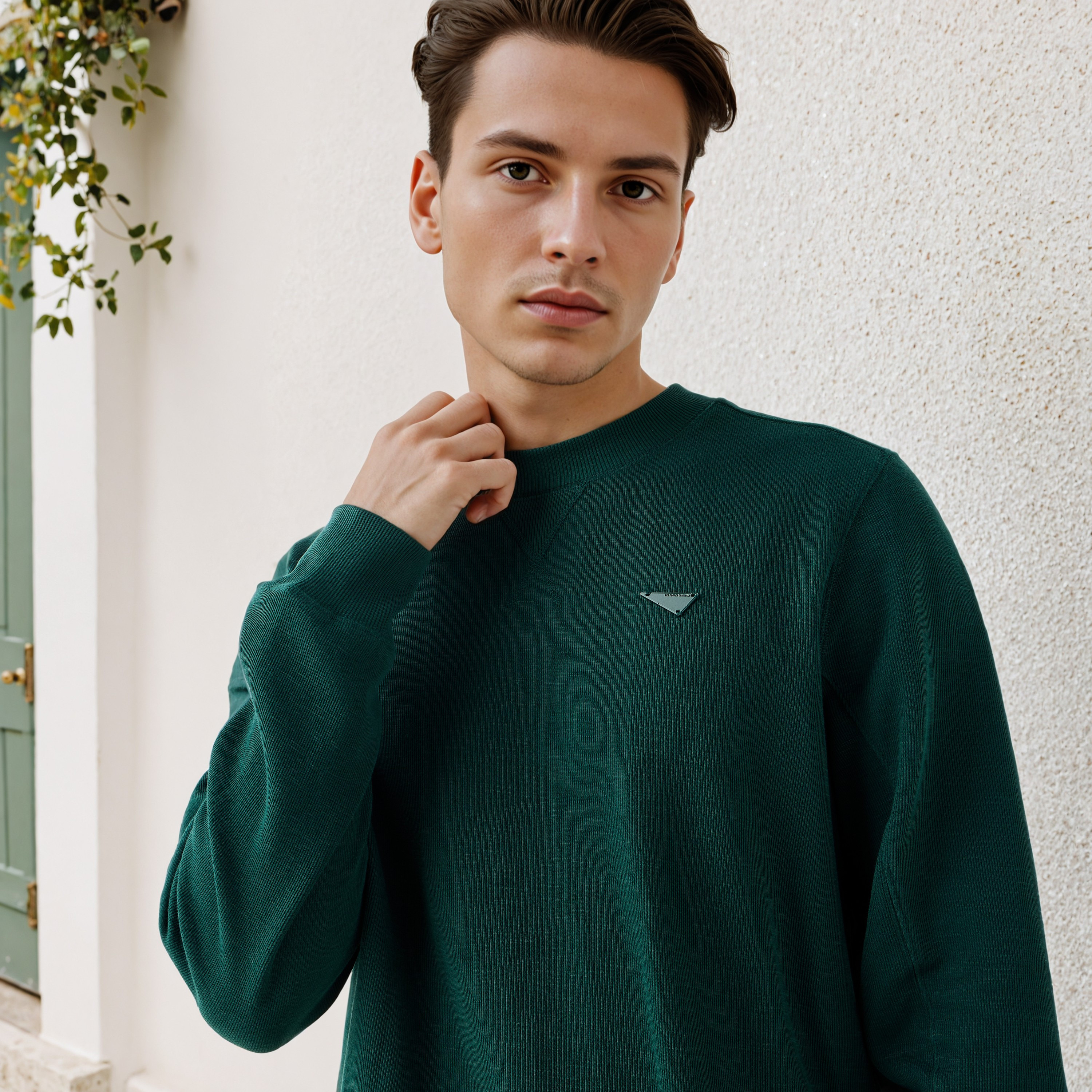 Lee Cooper Textured Sweatshirt-men-winterwear-hoodiesandsweatshirts-image-4
