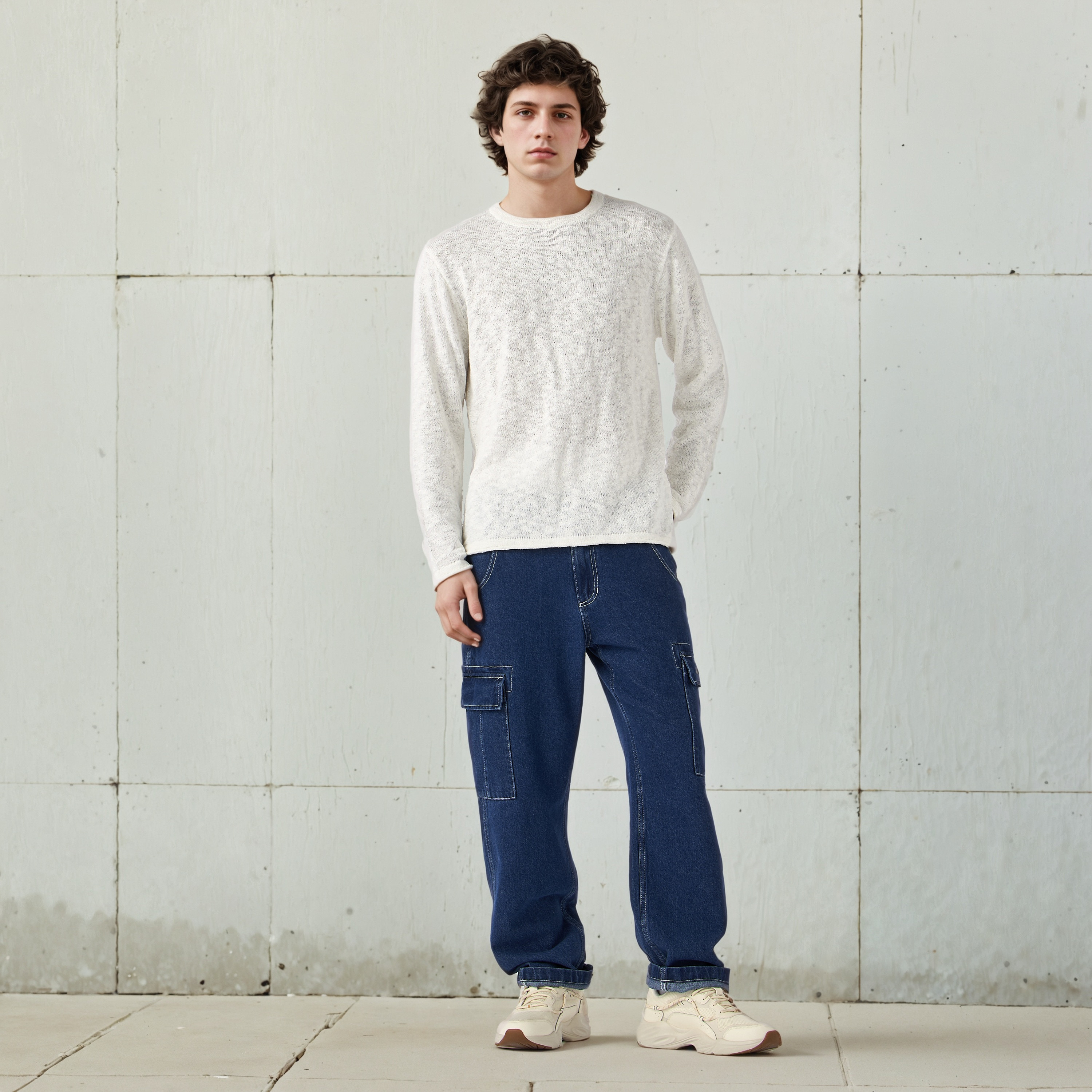 Lee Cooper Textured Crew Neck T-shirt-men-clothing-tshirtsandpolos-tshirts-image-2