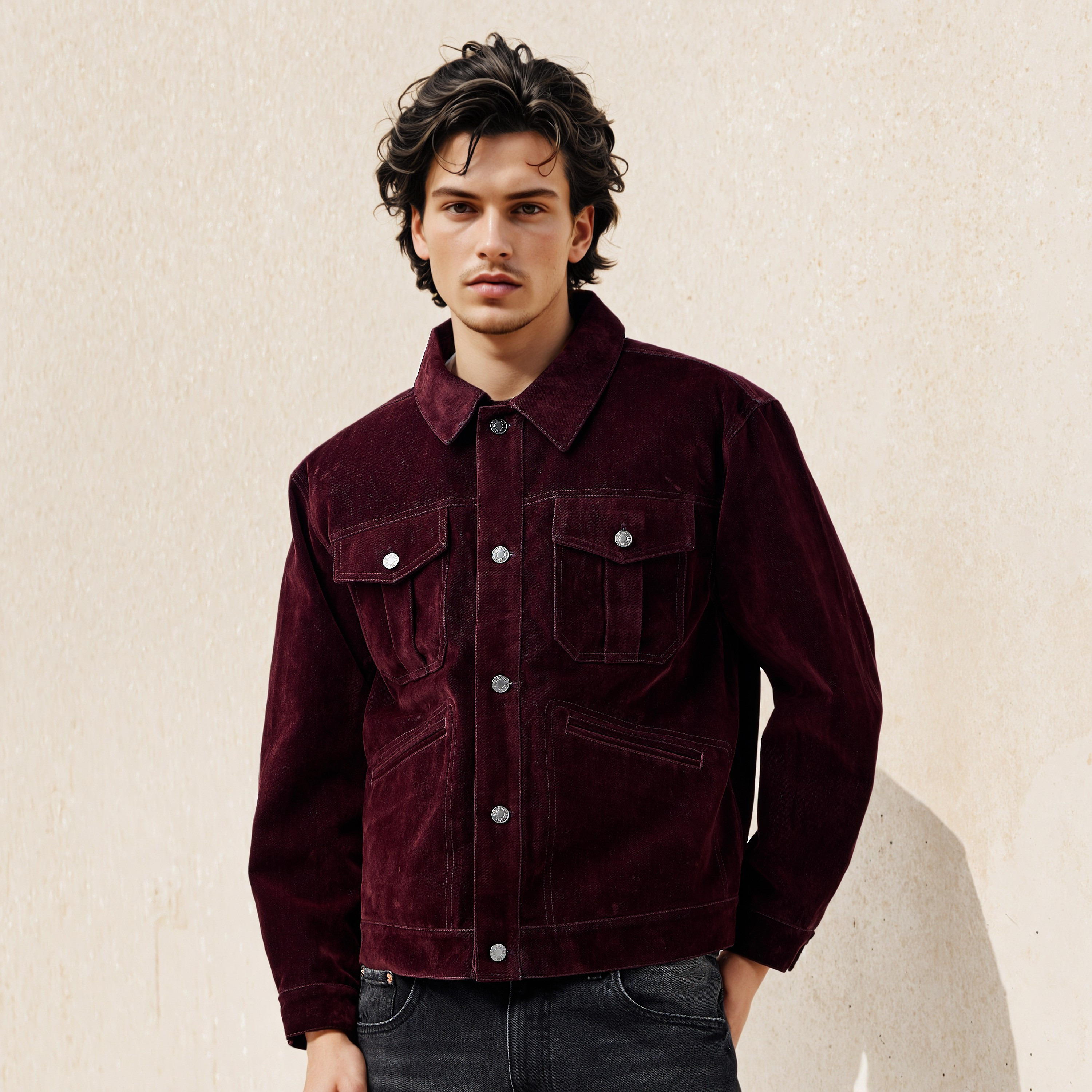 Lee Cooper Men Regular Fit Trucker Jacket-men-clothing-jacketsandblazers-jackets-image-1
