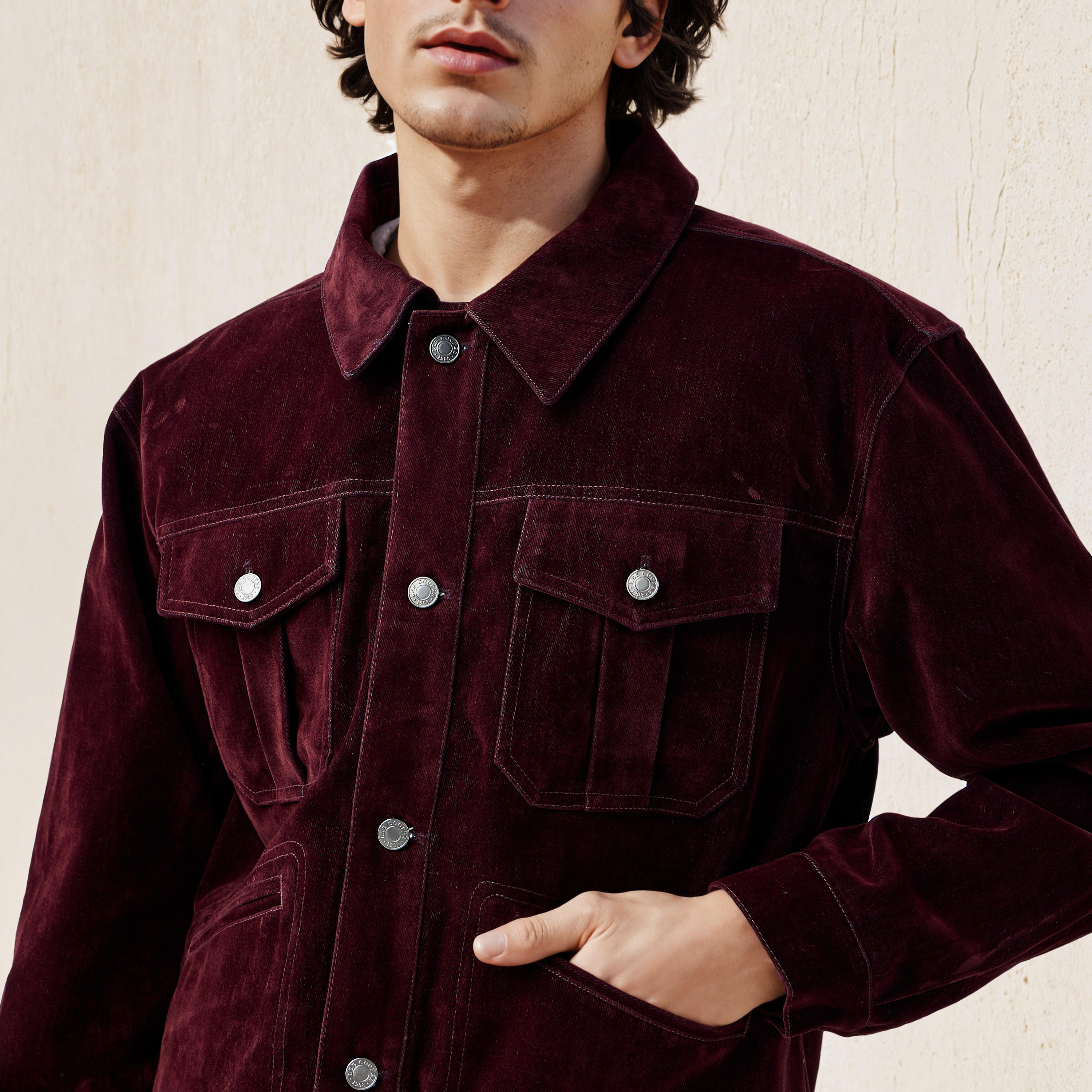 Lee Cooper Men Regular Fit Trucker Jacket-men-clothing-jacketsandblazers-jackets-image-4